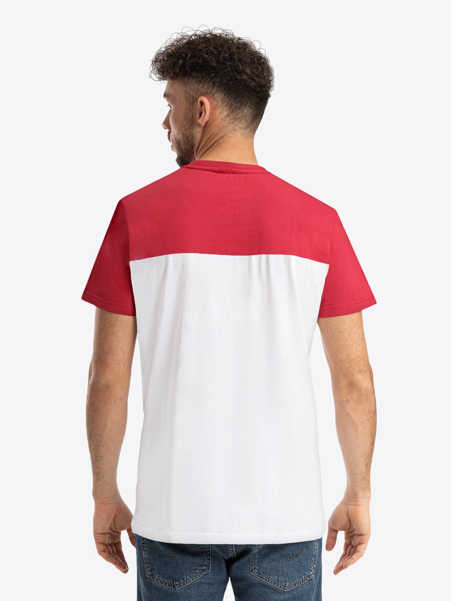 weitere Ansicht des Shirt Sascha von spitzbub STUDIOS in Weiß-Rot