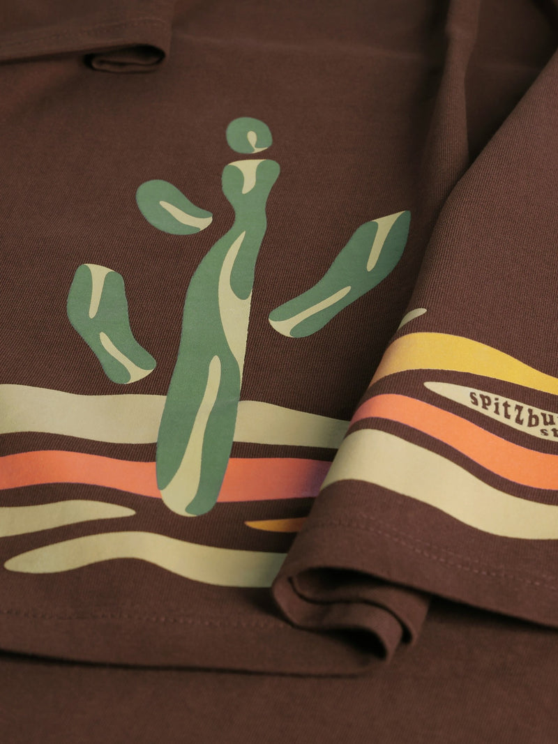 SHIRT BROWN CACTUS