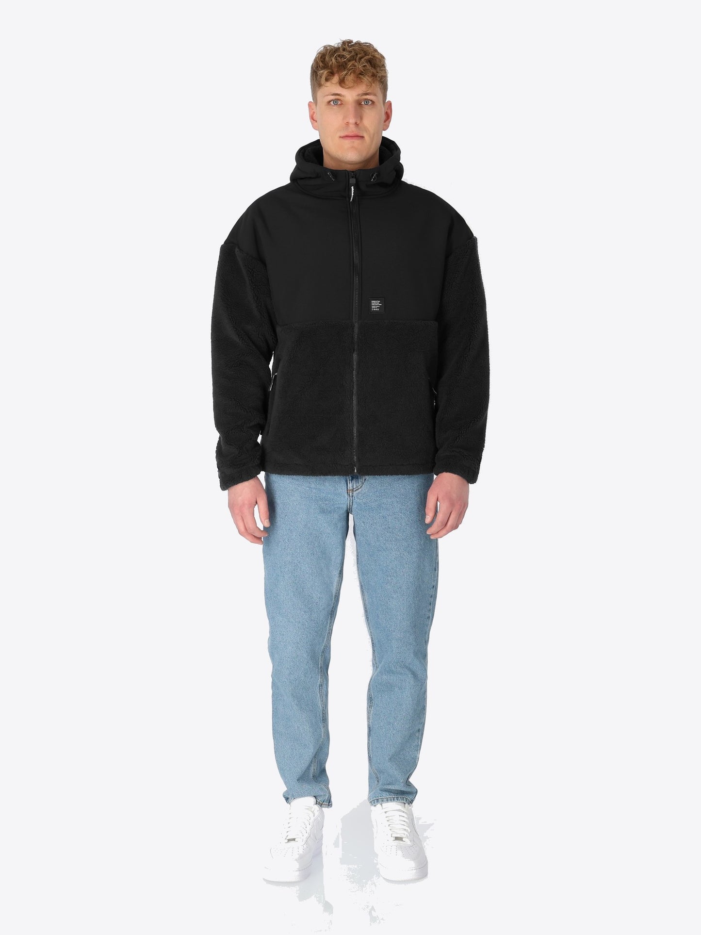SHERPAJACKE FULLZIP SCHWARZ