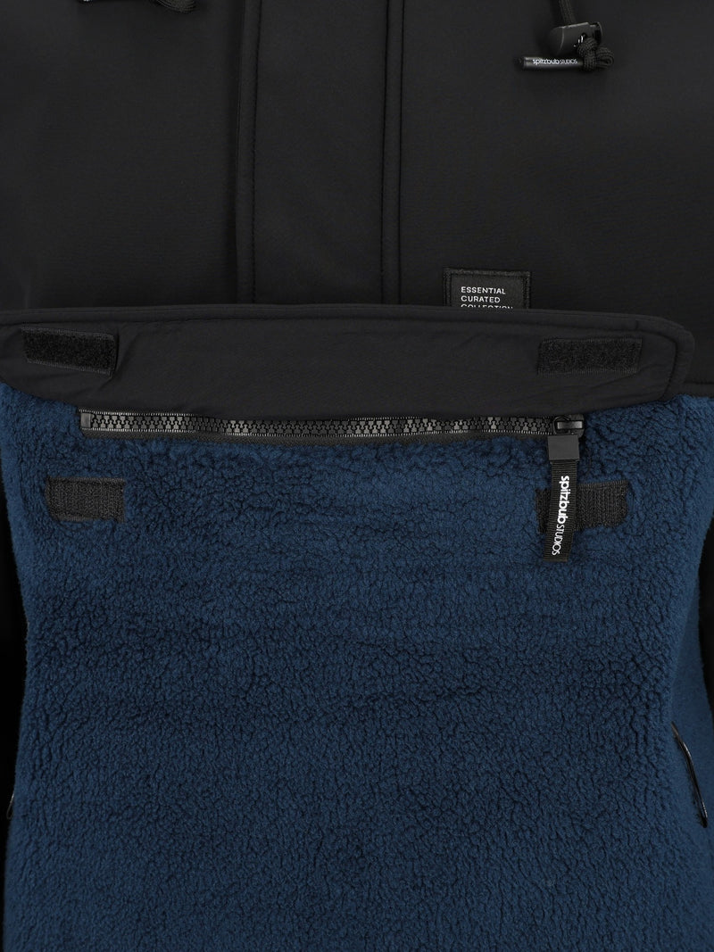SHERPAJACKE HALFZIP BLAU