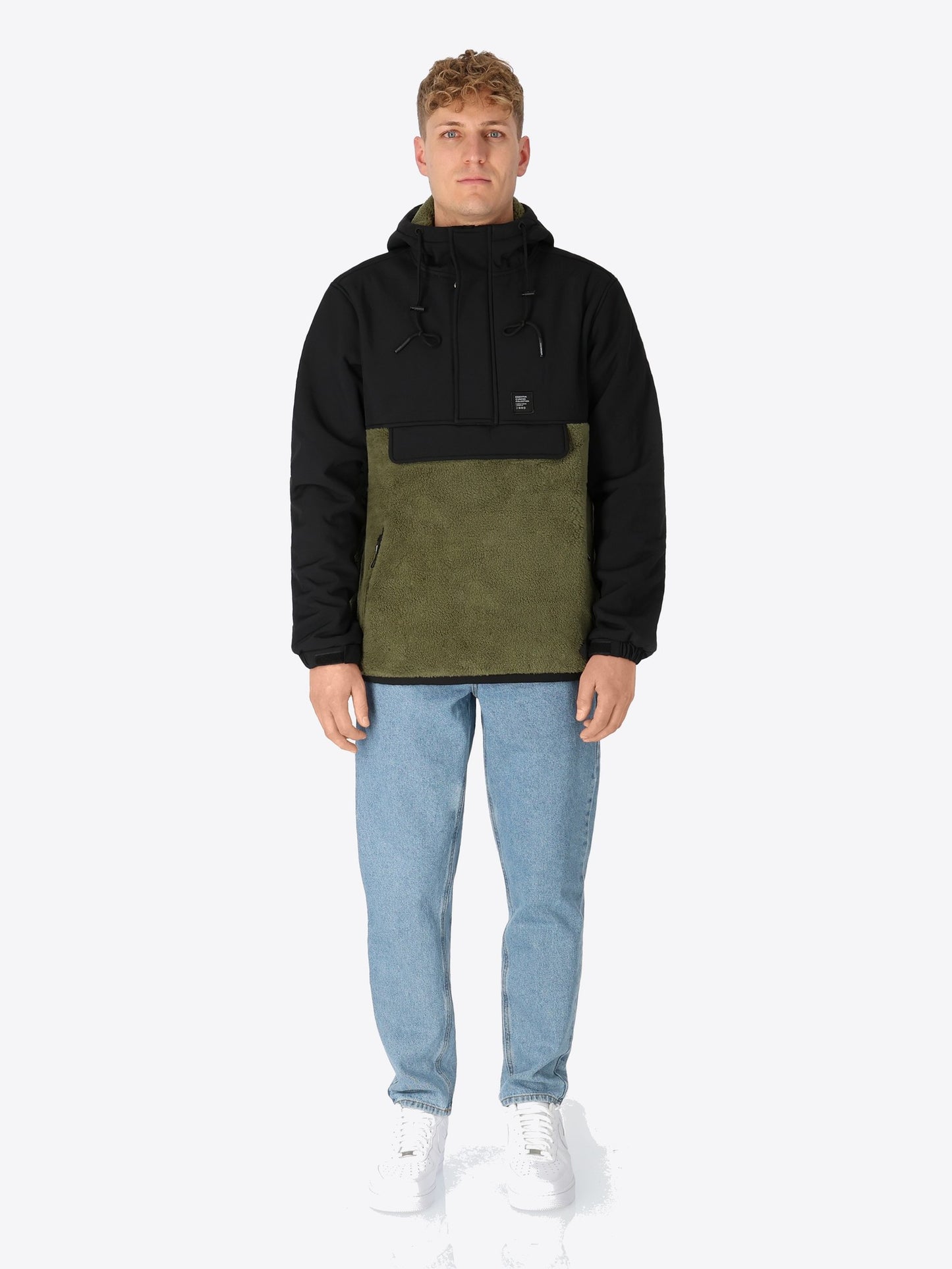 SHERPAJACKE HALFZIP GRÜN