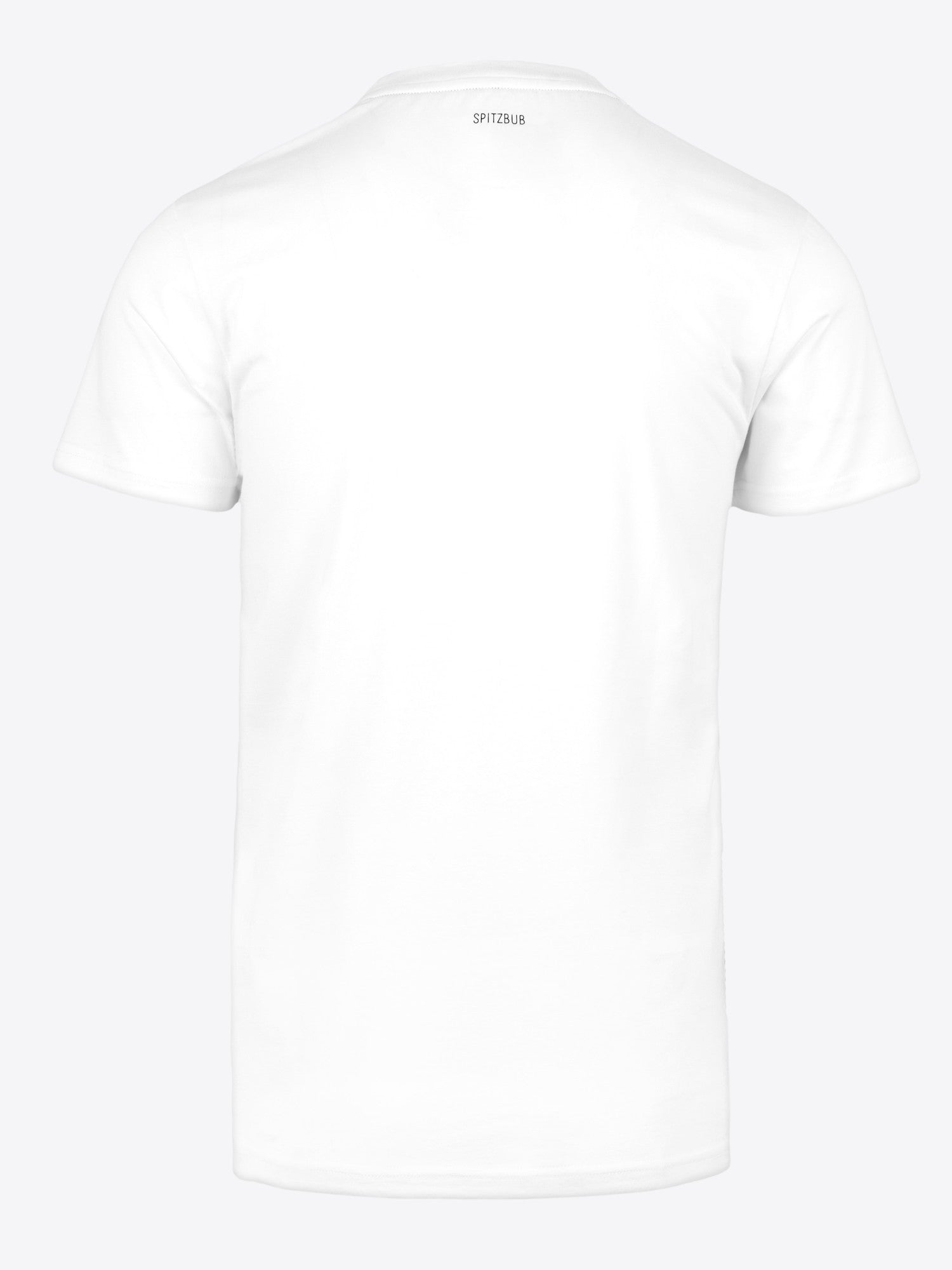 Detailaufnahme Material am Ärmelbund des Shirt Henri von spitzbub STUDIOS in Weiß