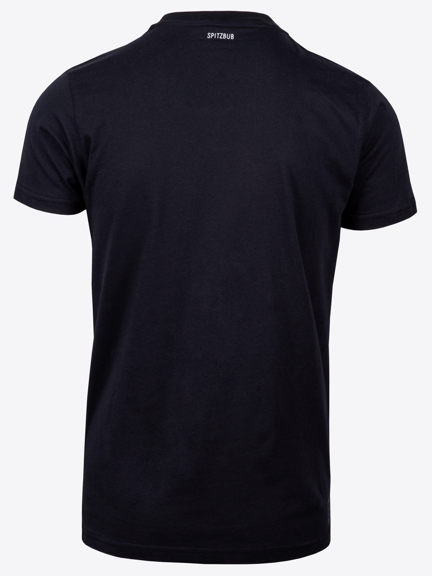 Shirt Günther in Schwarz, Detailaufnahme Material am Ärmelbund