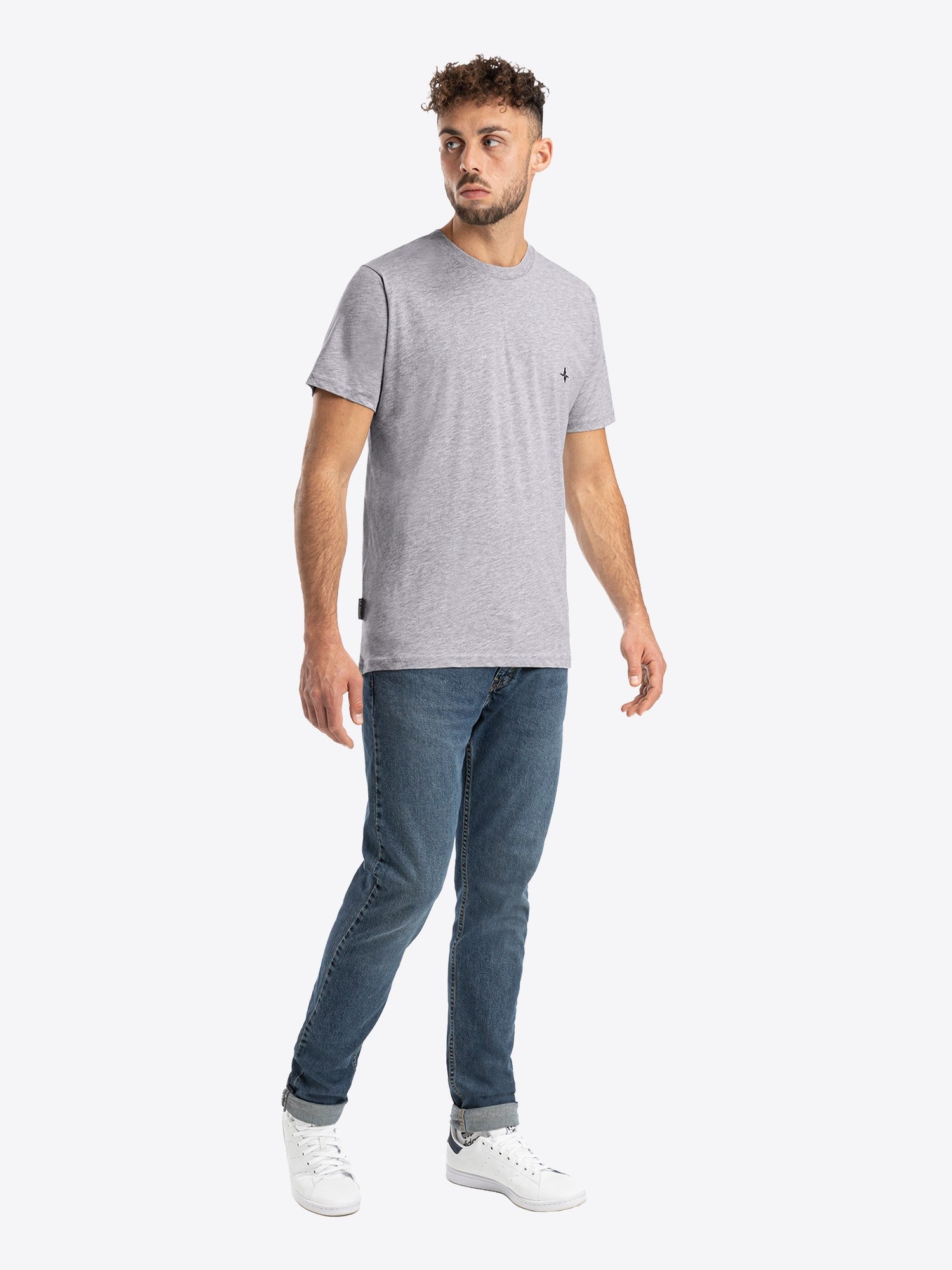 Shirt Hubert in Grau, Detailaufnahme Verarbeitung, Kordel oder Naht
