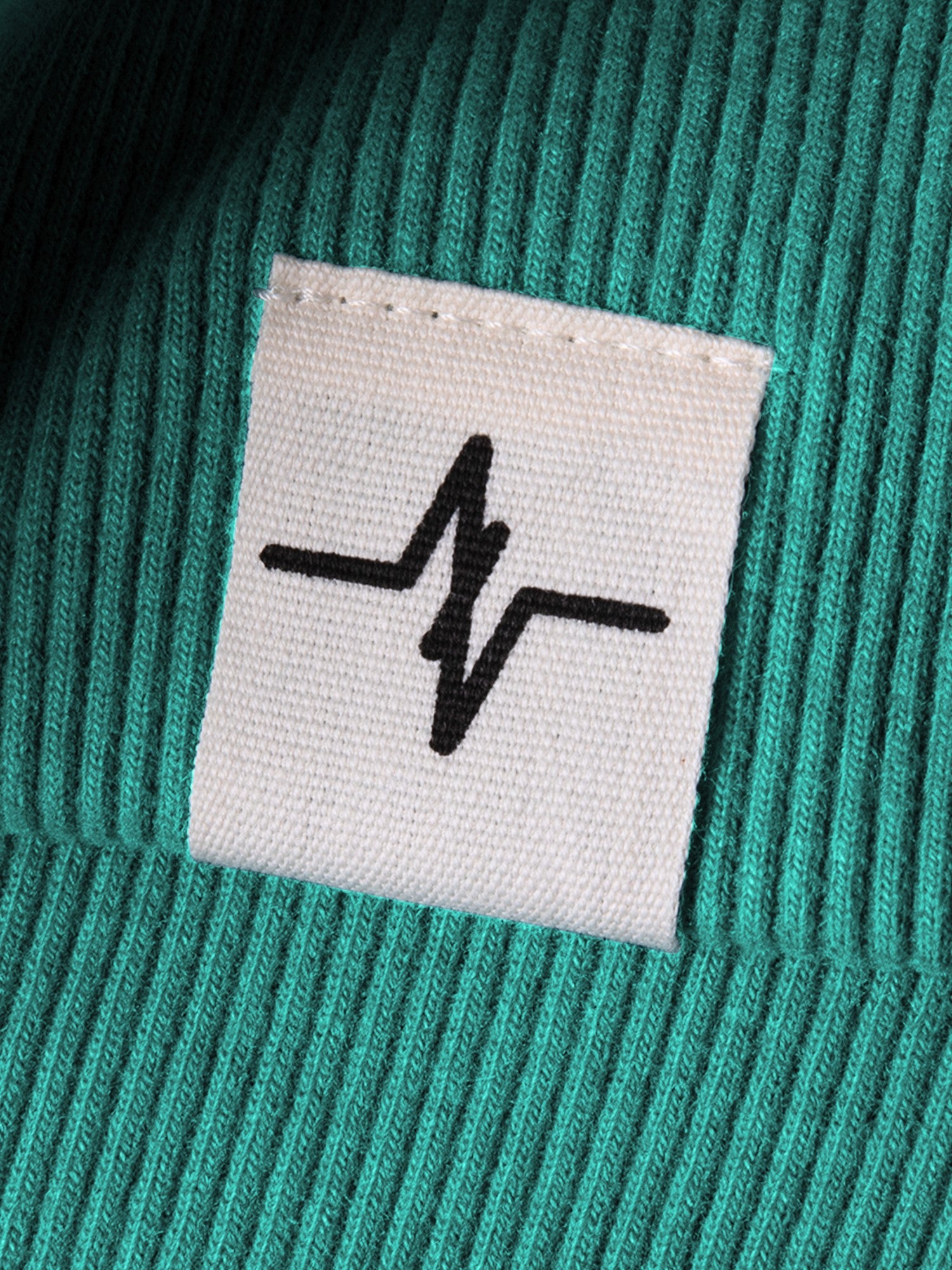 Hoodie Michael in Grün, Detailaufnahme Verarbeitung, Kordel oder Naht