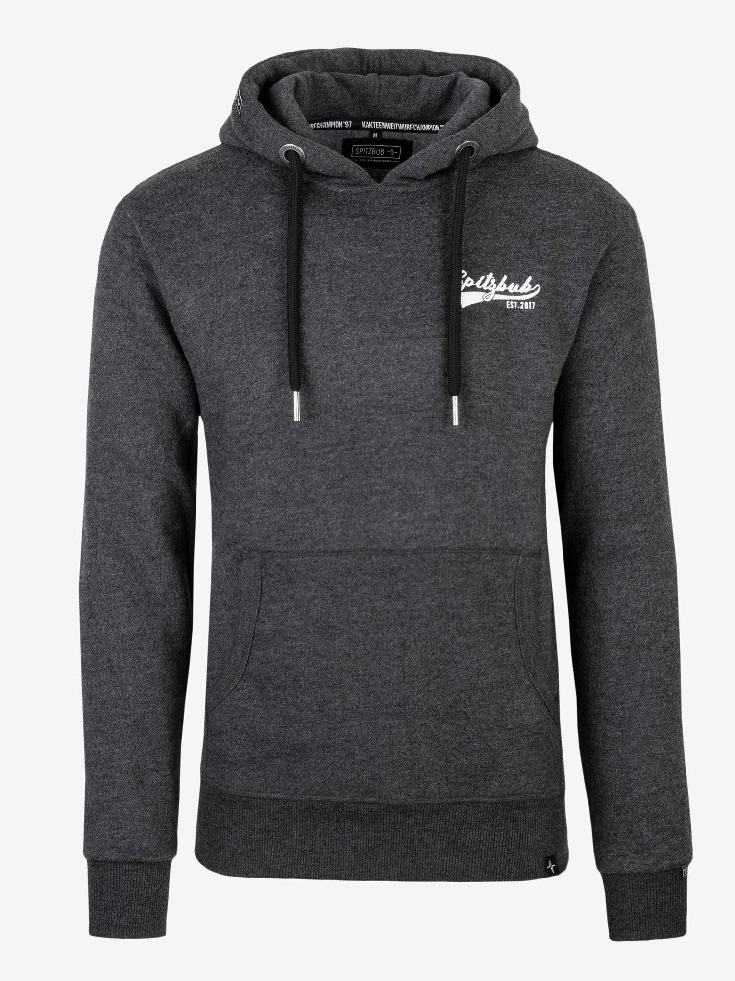 Hoodie Thorben in Grau, weitere Lifestyle-Ansicht des Models