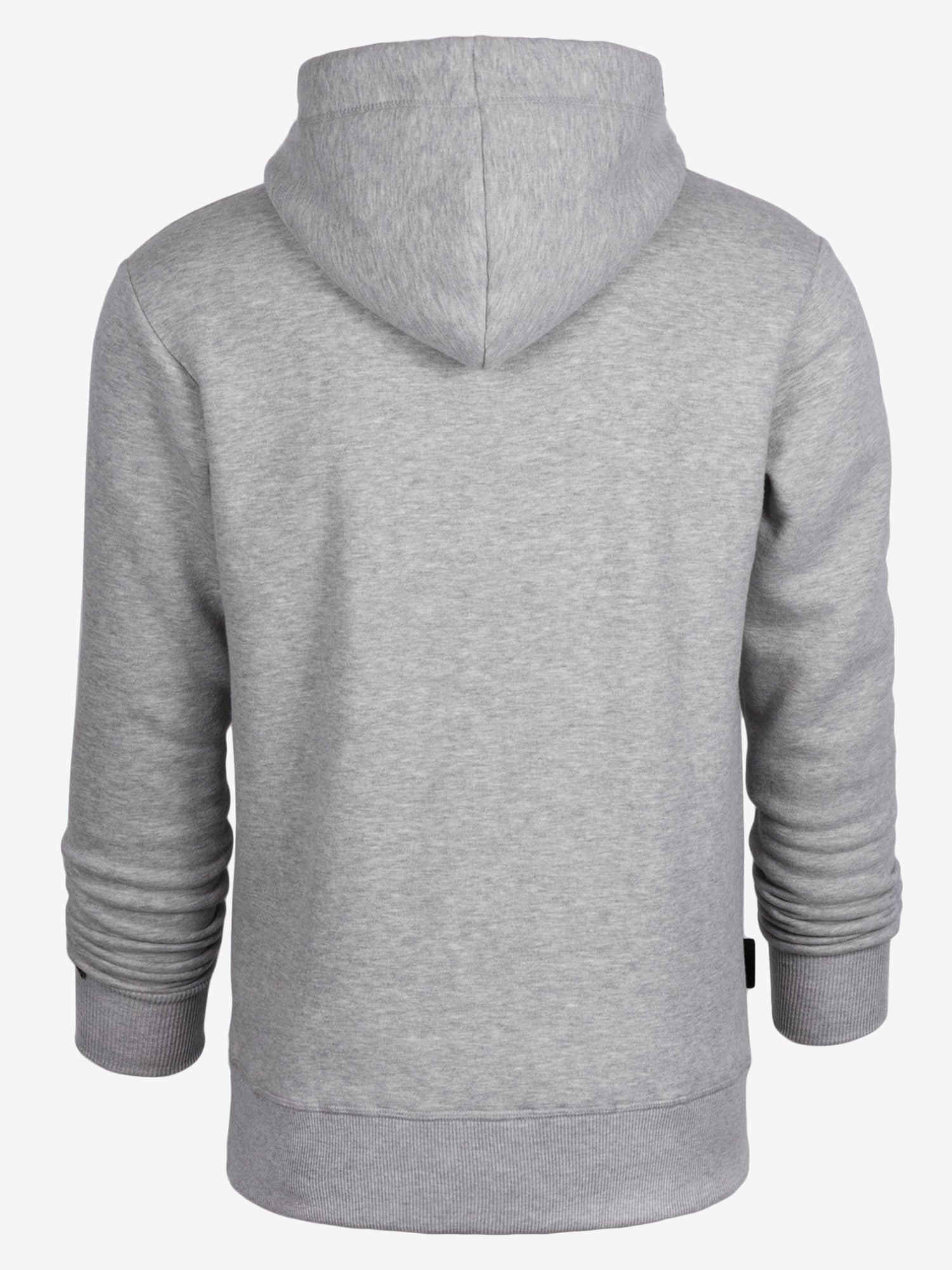 Hoodie Philipp in Grau, Detailaufnahme Verarbeitung, Kordel oder Naht