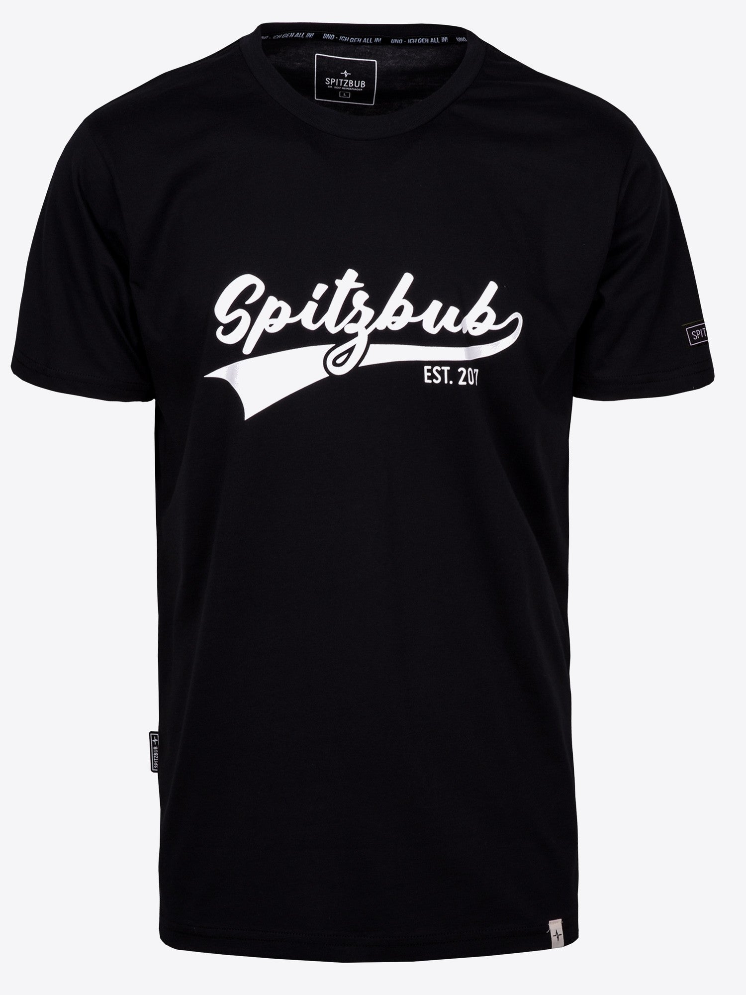 Shirt Ralph in Schwarz, weitere Lifestyle-Ansicht des Models