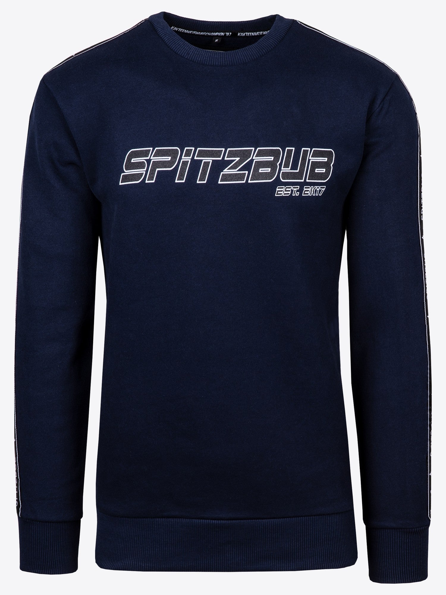 Sweatshirt Wolfgang in Dunkelblau, weitere Lifestyle-Ansicht des Models