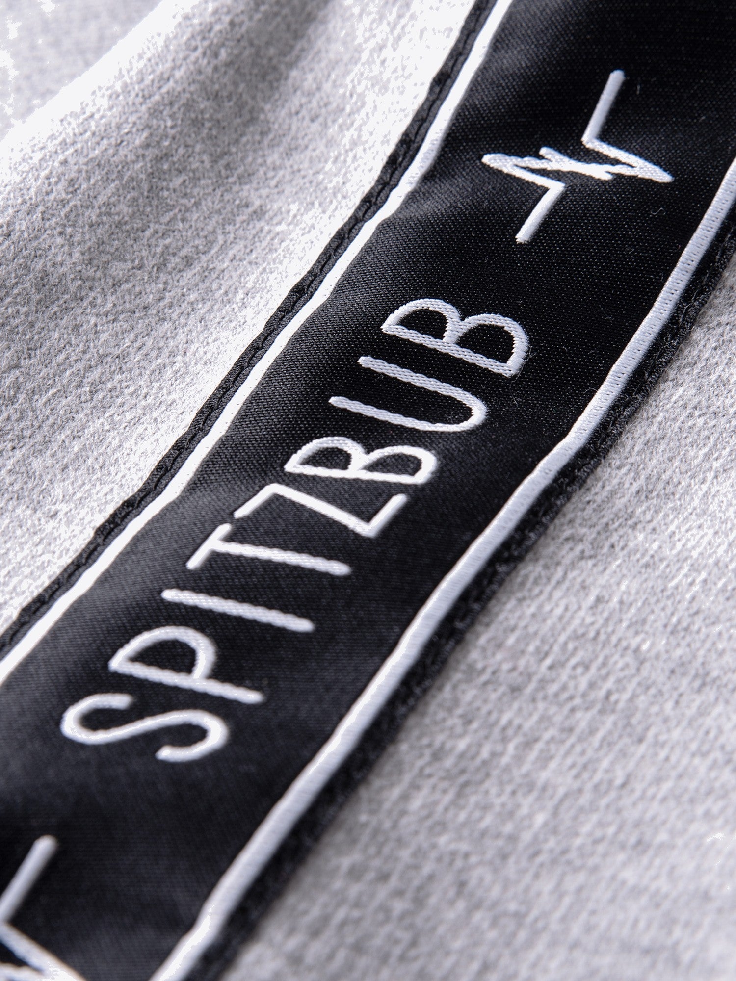 Sweatshirt Alexander in Grau, Detailaufnahme Verarbeitung, Kordel oder Naht