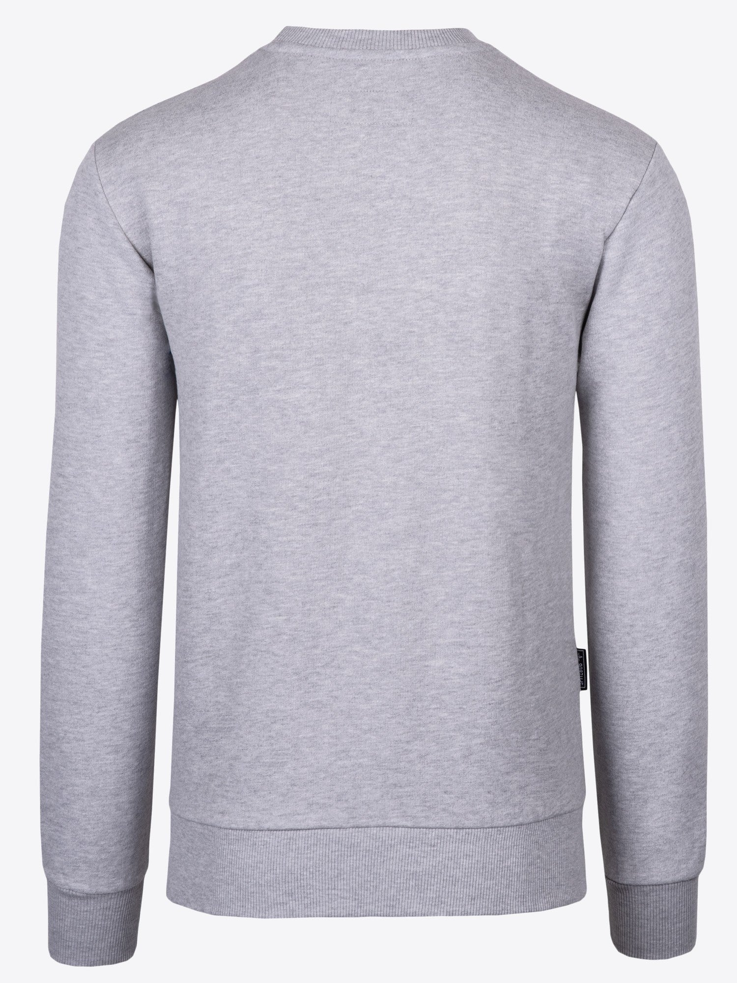 Sweatshirt Florian in Grau, Detailaufnahme Material am Ärmelbund