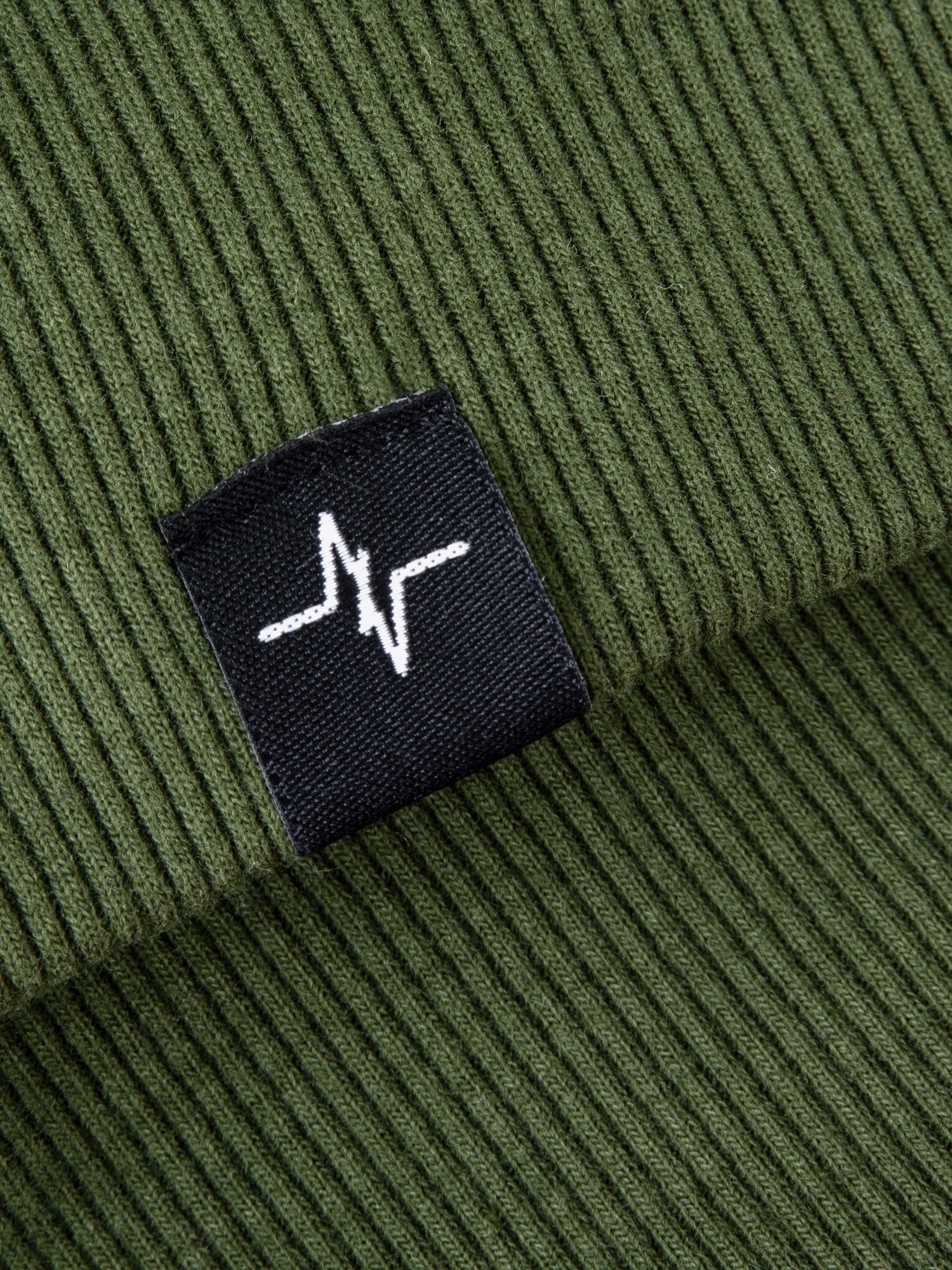 Sweatjacke Dominik in Grün, Detailaufnahme Verarbeitung, Kordel oder Naht