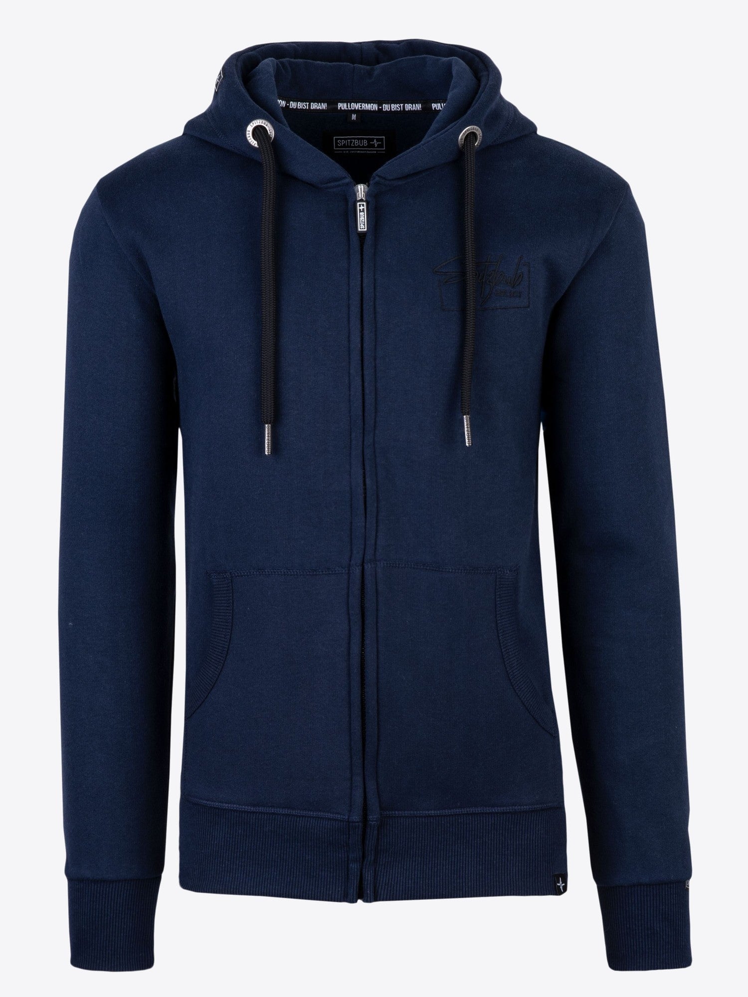 Sweatjacke Lenny in Grau-Blau, weitere Lifestyle-Ansicht des Models