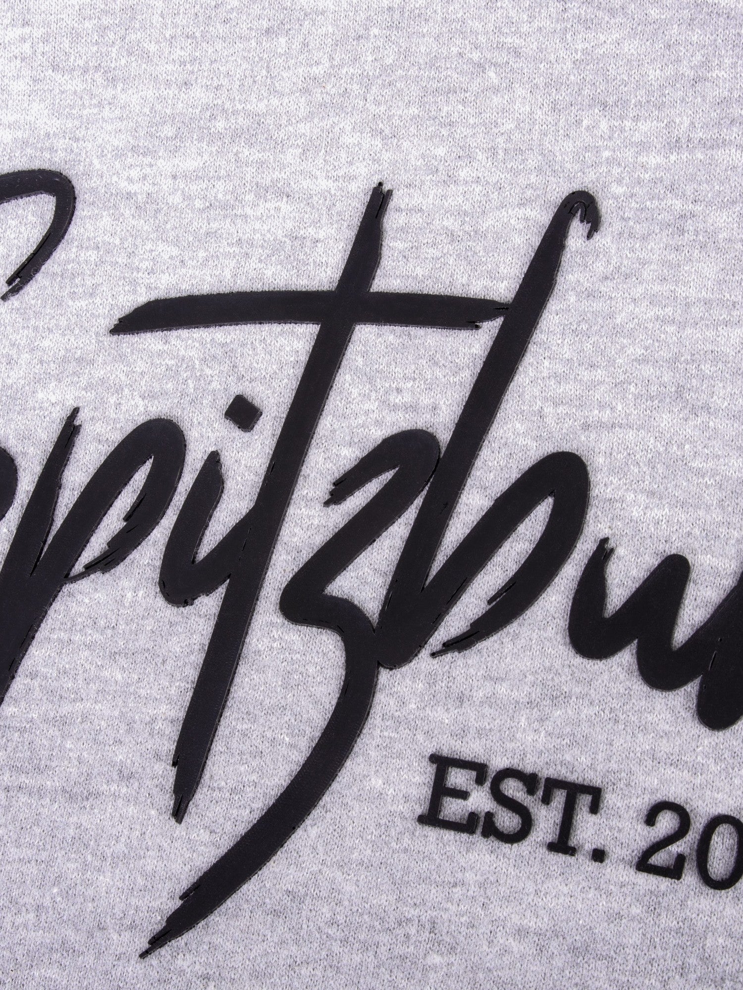 Hoodie Otis in Grau, Detailaufnahme Verarbeitung, Kordel oder Naht