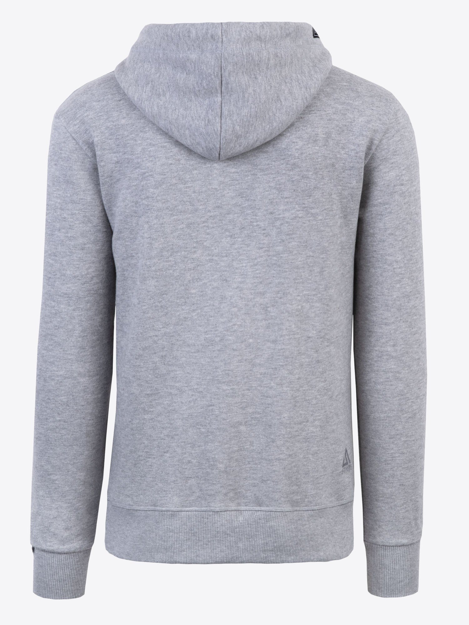 Hoodie Jasper in Grau, Detailaufnahme Material am Ärmelbund