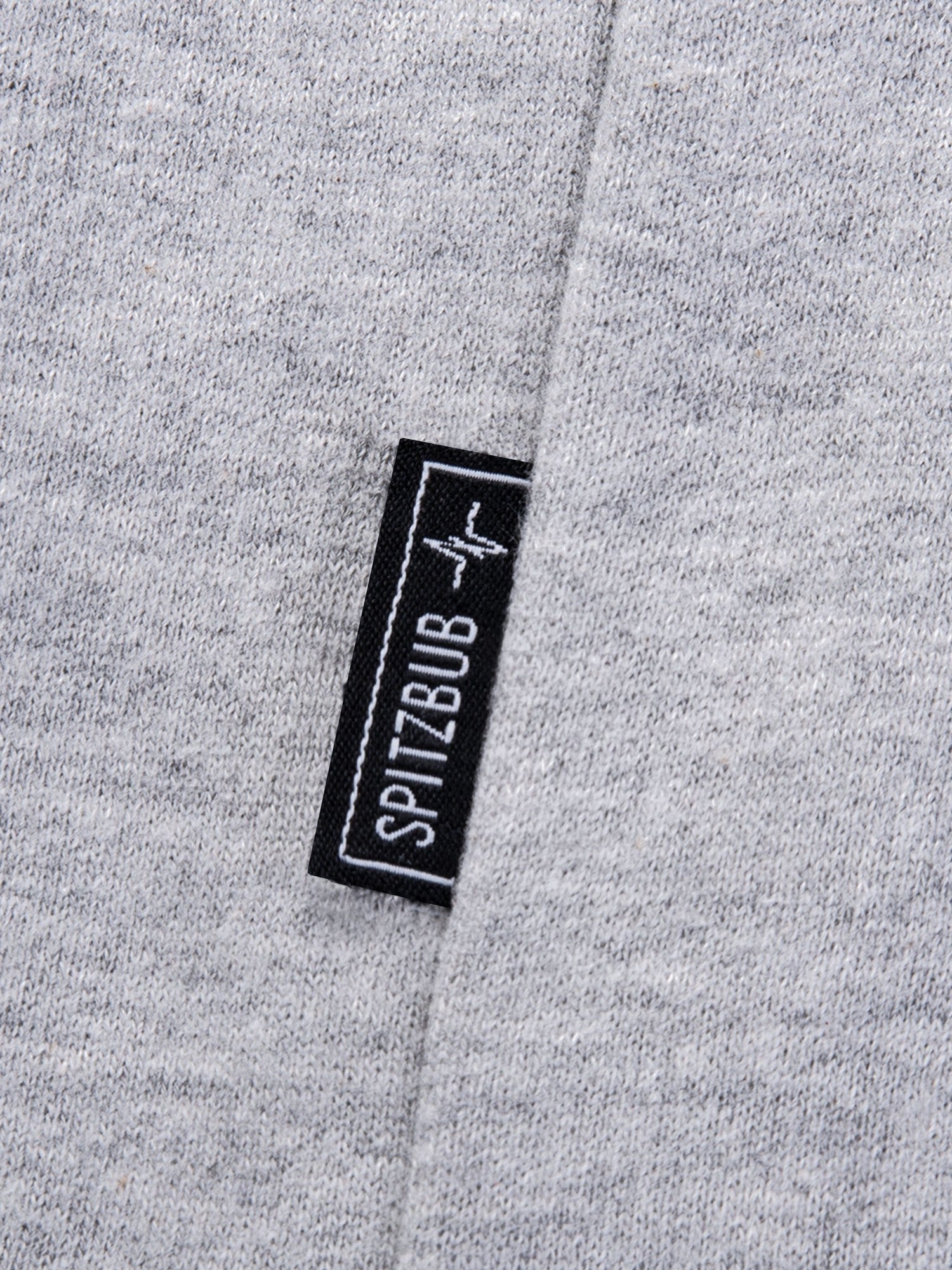 Hoodie Jasper in Grau, Detailaufnahme Verarbeitung, Kordel oder Naht