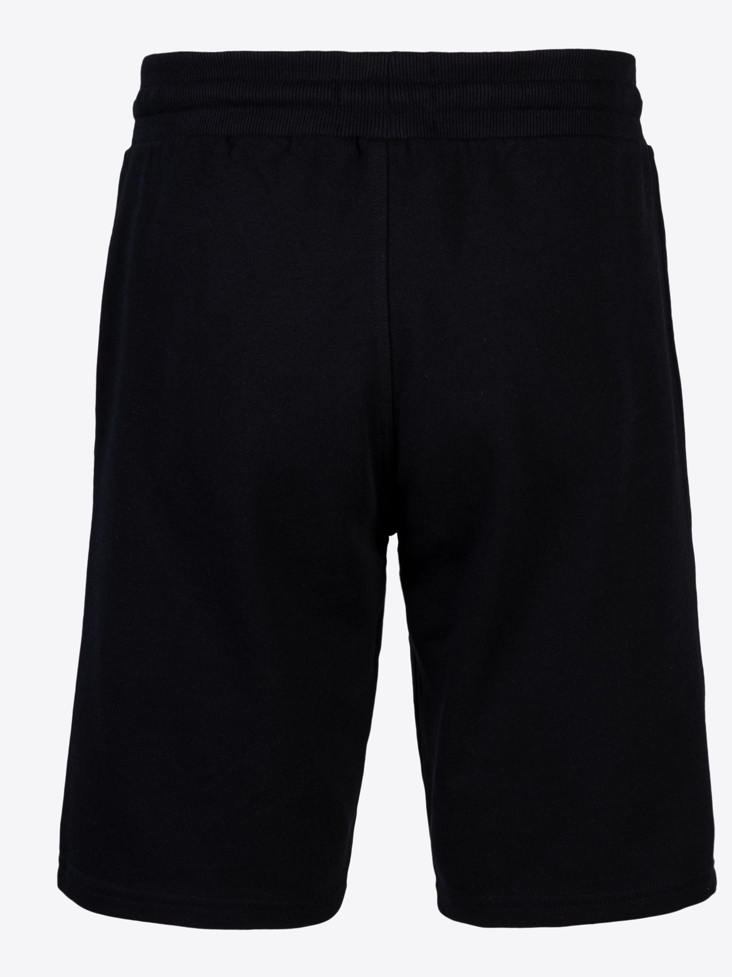 Sweatshorts Martin in Schwarz, Detailaufnahme Material am Bund