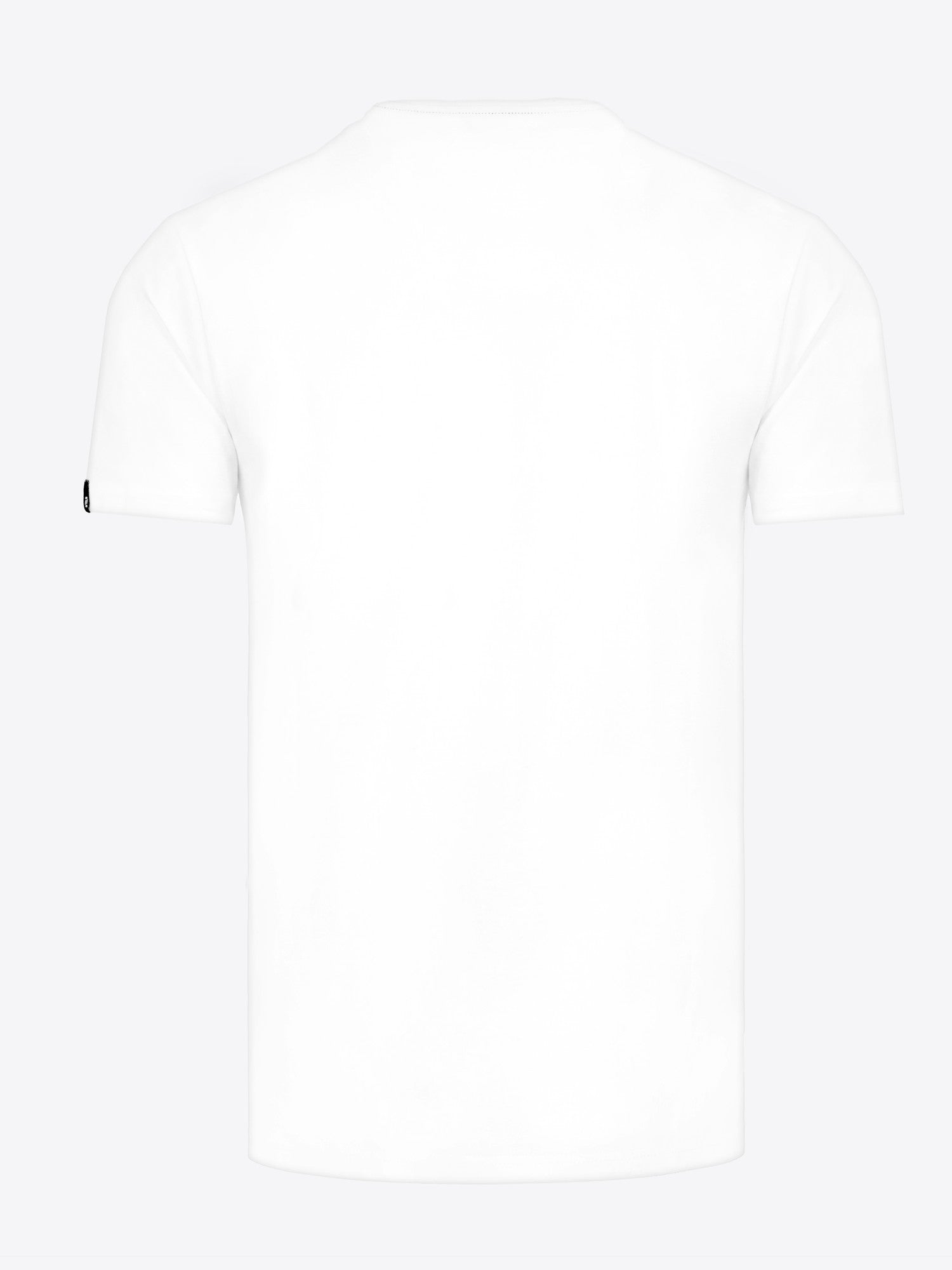 Detailaufnahme Verarbeitung, Kordel oder Naht am Shirt Marten von spitzbub STUDIOS in Weiß