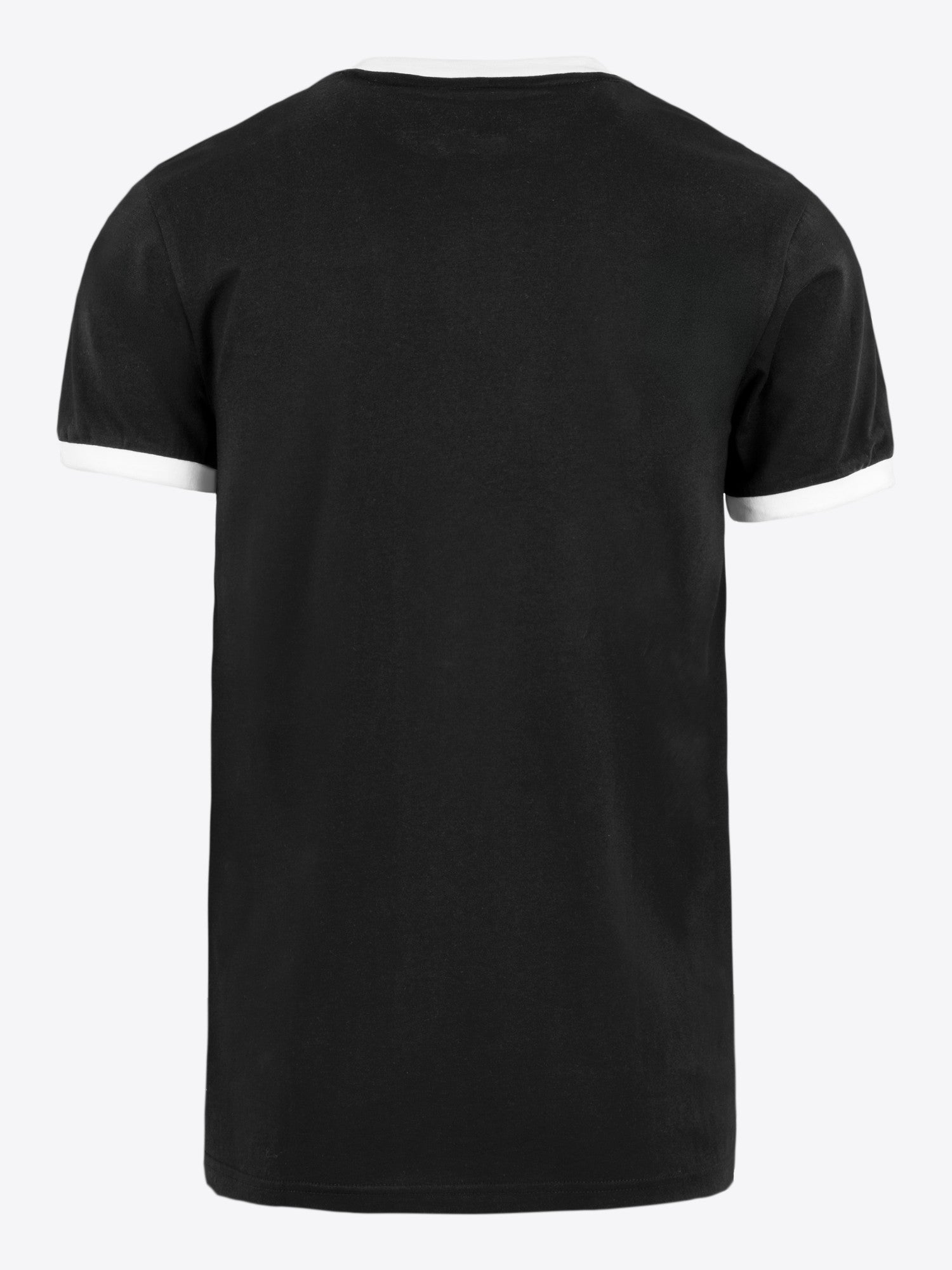 Shirt Marco in Schwarz, Detailaufnahme Material am Ärmelbund