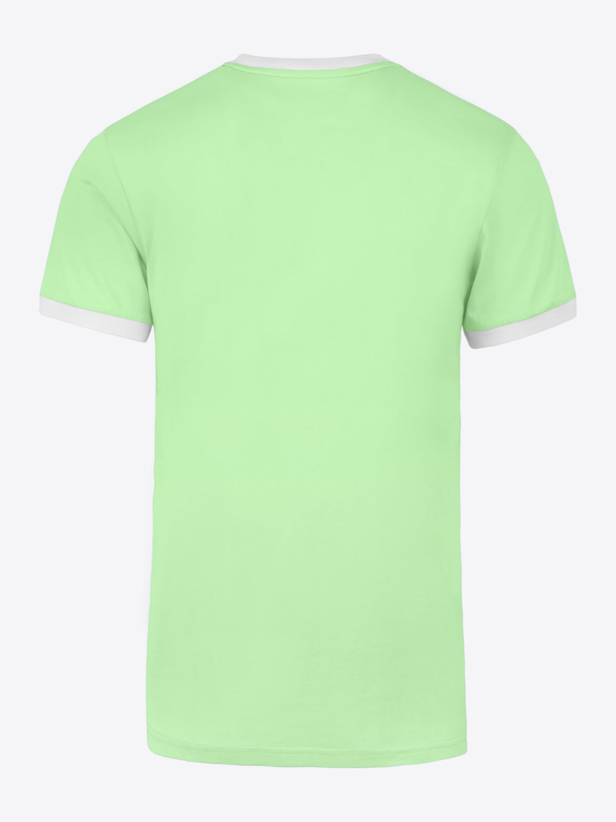 Shirt Detlef in Neongrün, Detailaufnahme Material am Ärmelbund