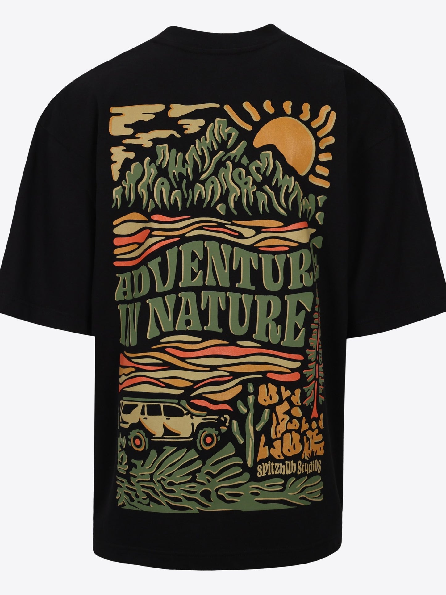 SHIRT BLACK ROADTRIP