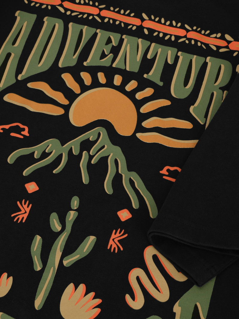 SHIRT BLACK SUNSET