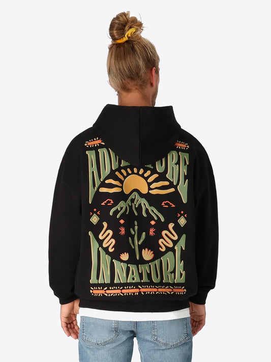 HOODIE BLACK SUNSET