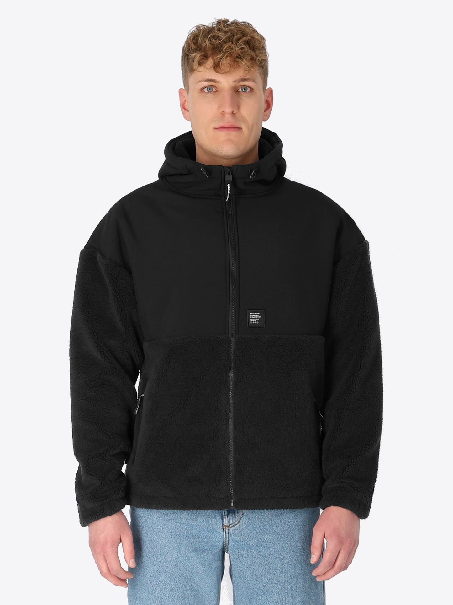 SHERPAJACKE FULLZIP SCHWARZ