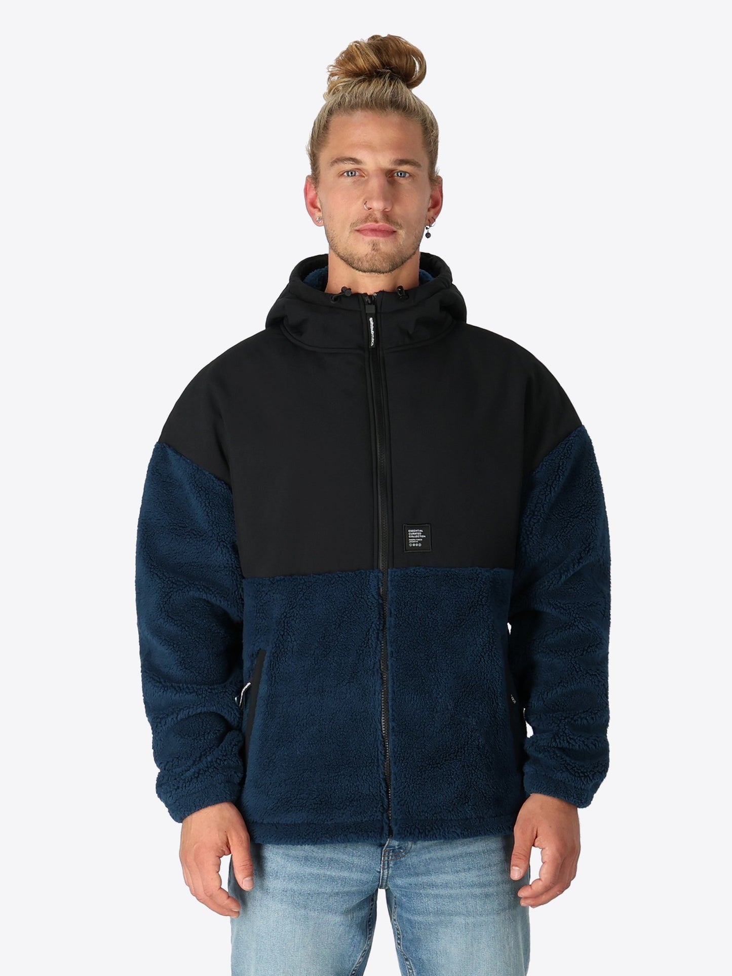 SHERPAJACKE FULLZIP BLAU