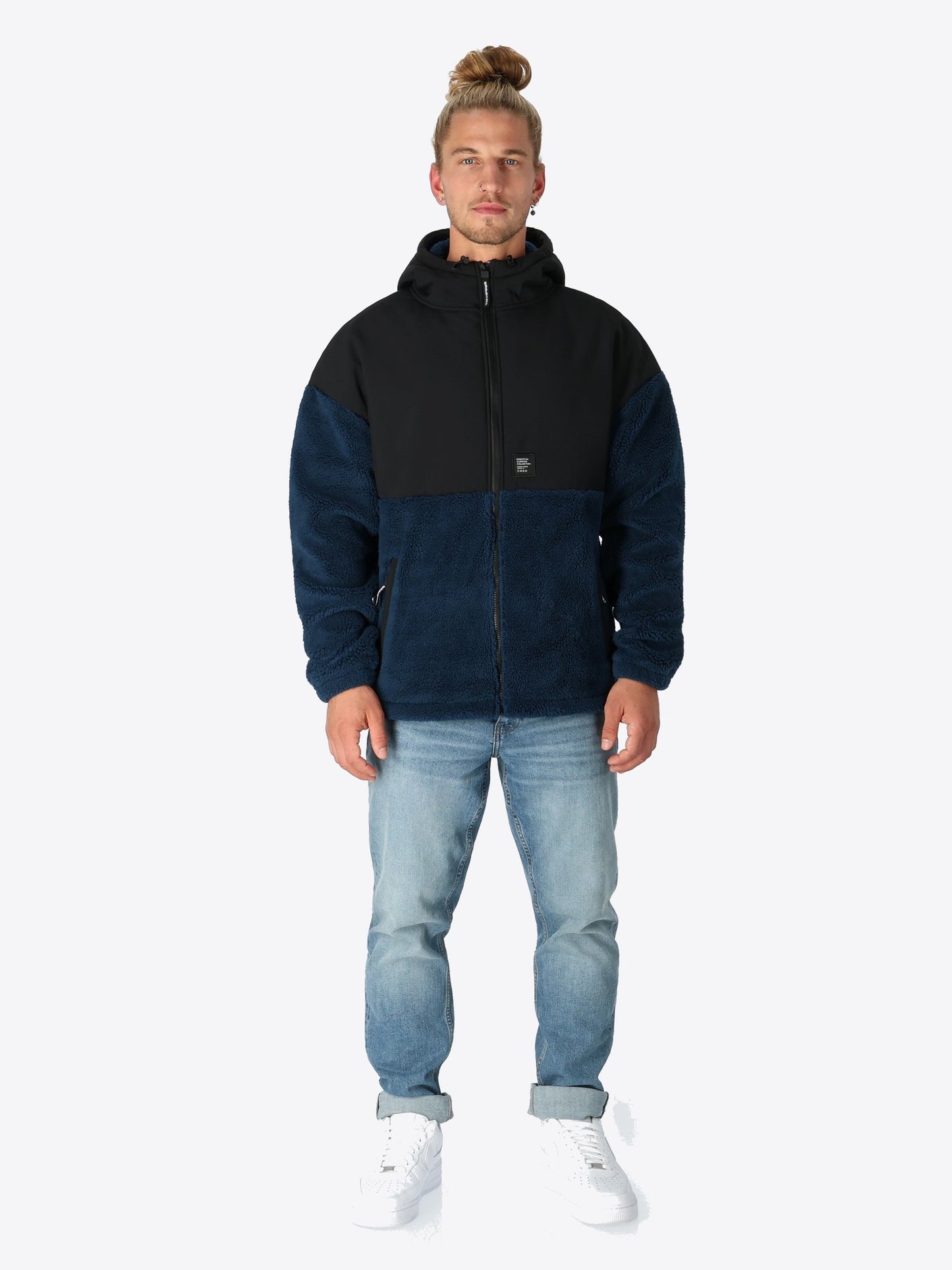 SHERPAJACKE FULLZIP BLAU
