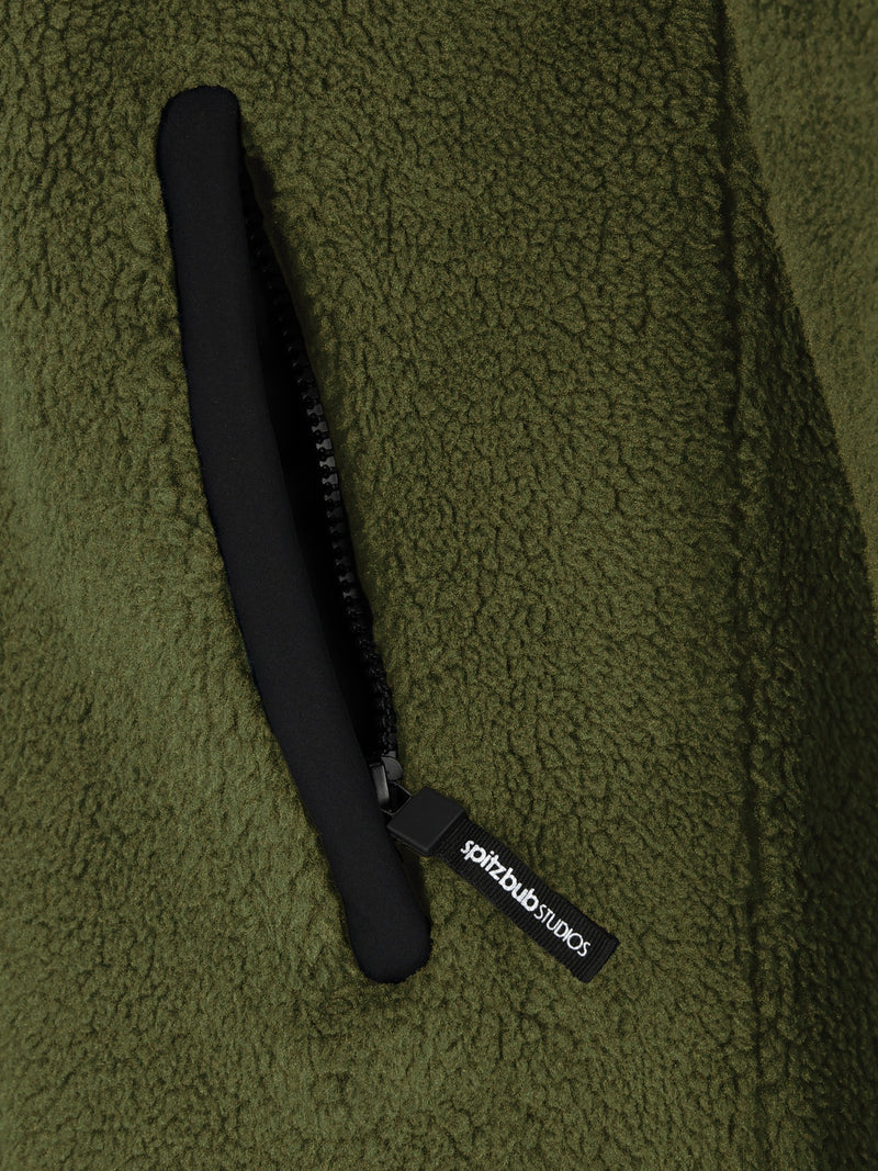 SHERPAJACKE FULLZIP GRÜN