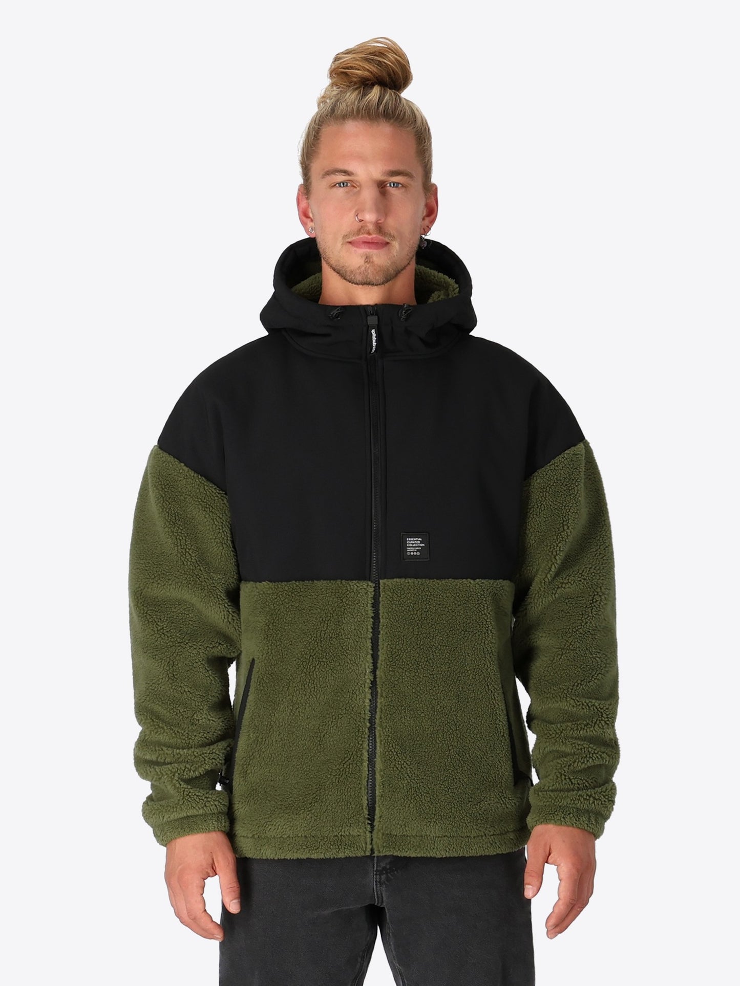 SHERPAJACKE FULLZIP GRÜN