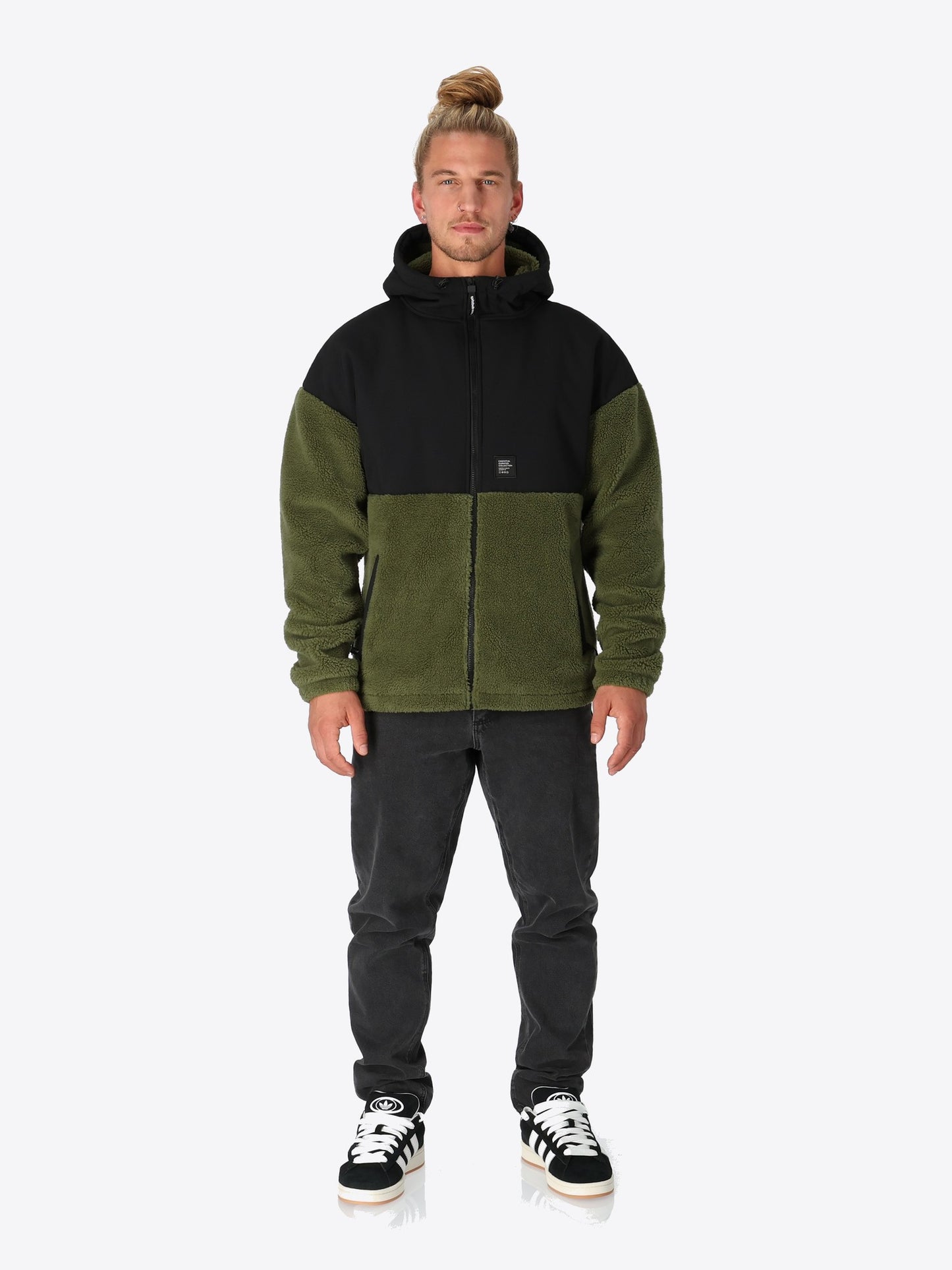 SHERPAJACKE FULLZIP GRÜN