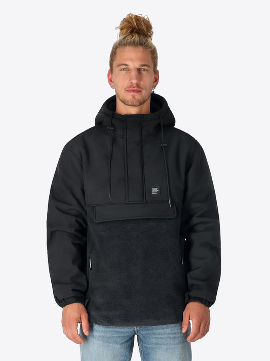 SHERPAJACKE HALFZIP SCHWARZ