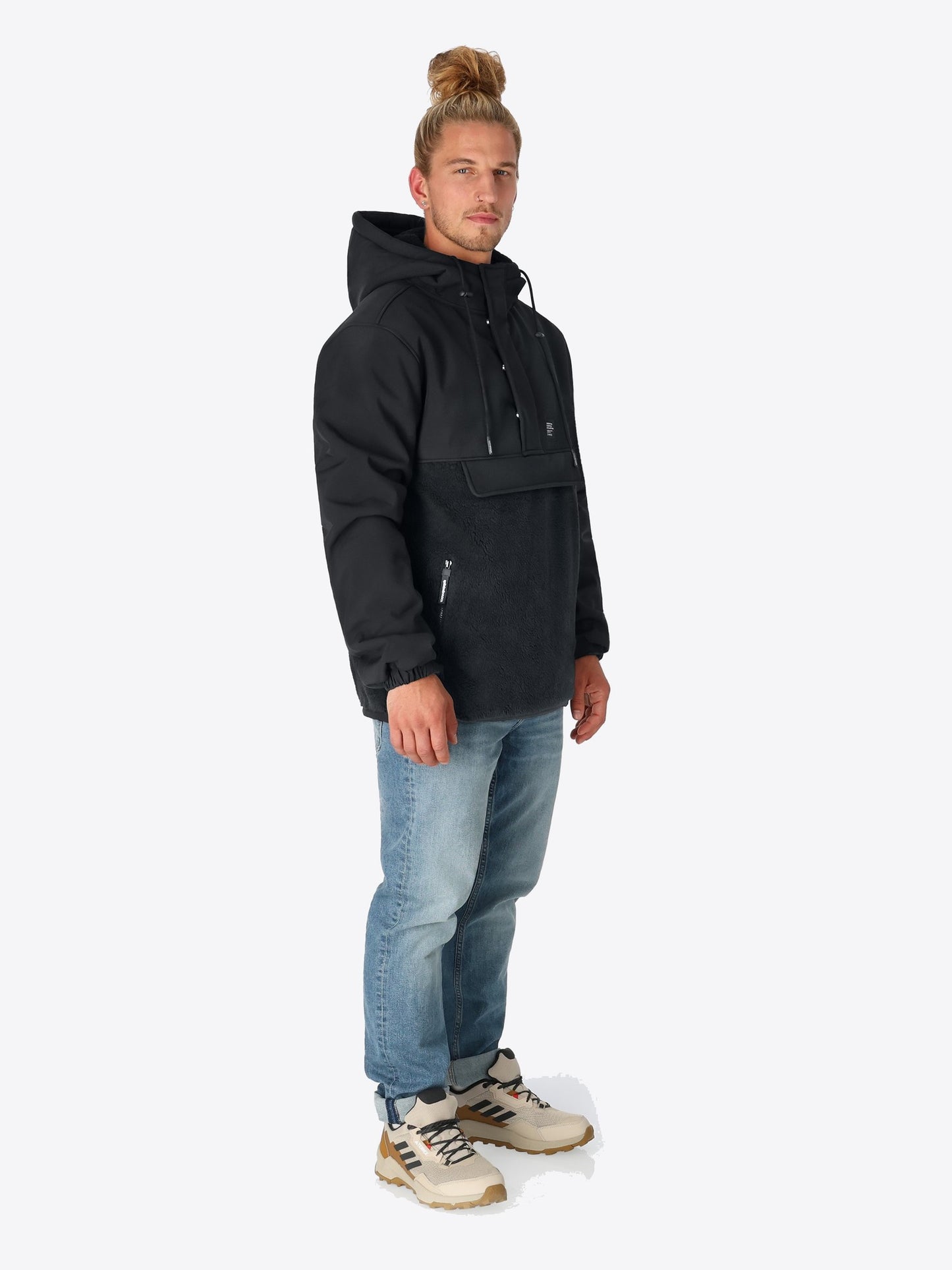 SHERPAJACKE HALFZIP SCHWARZ