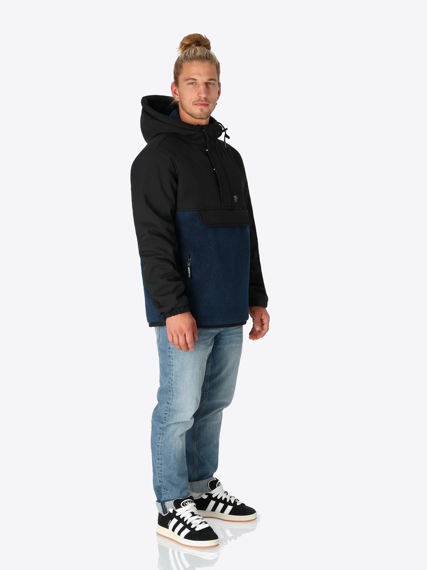 SHERPAJACKE HALFZIP BLAU