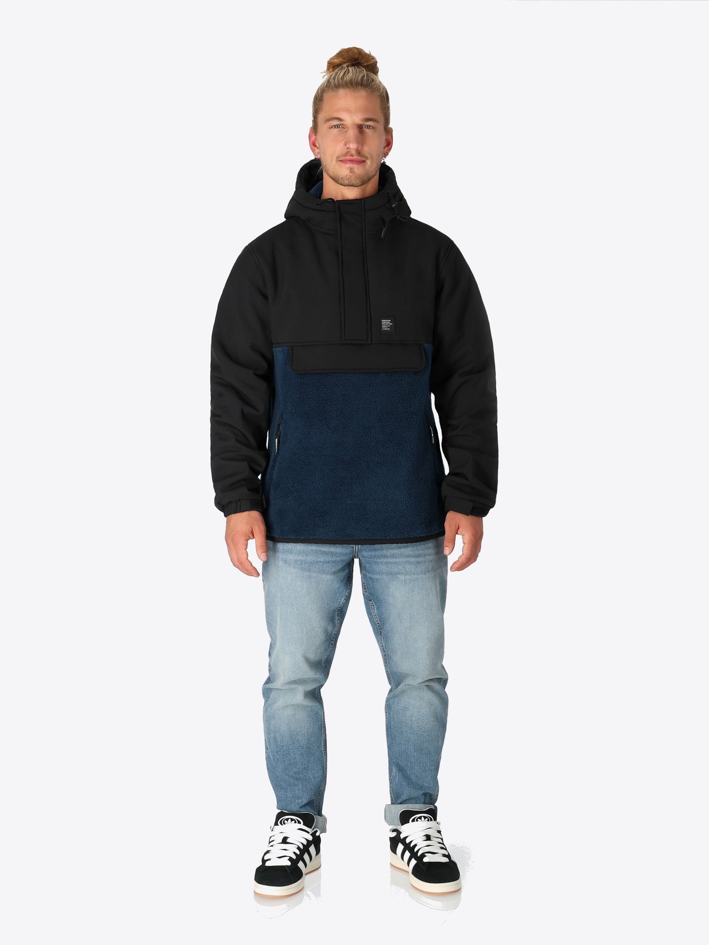 SHERPAJACKE HALFZIP BLAU