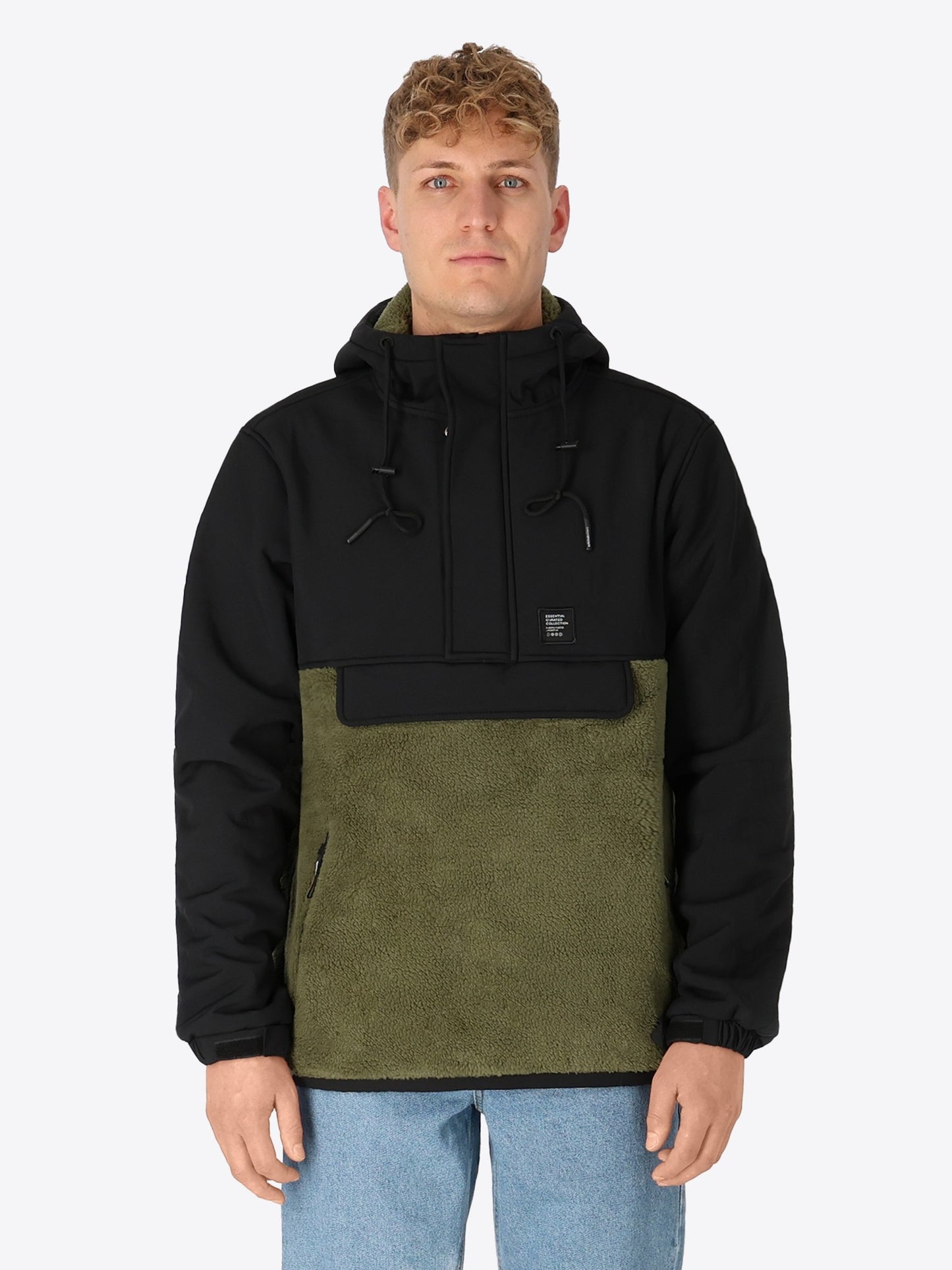 SHERPAJACKE HALFZIP GRÜN