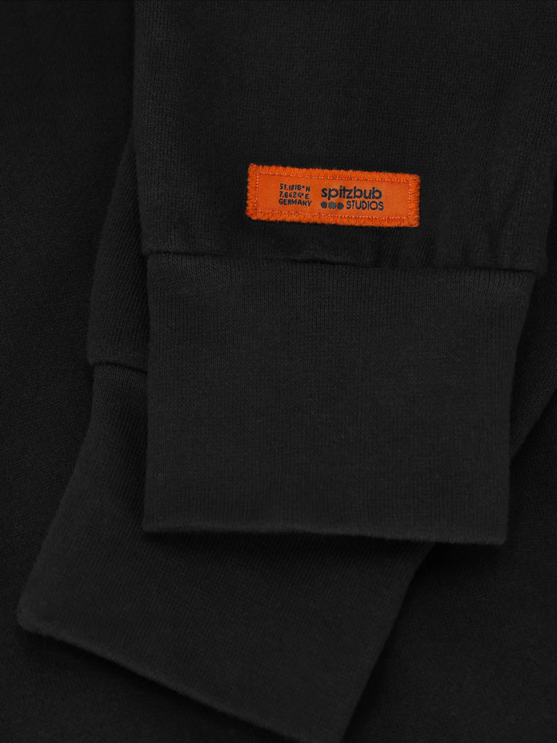 BLACK HOODIE RIIIVA