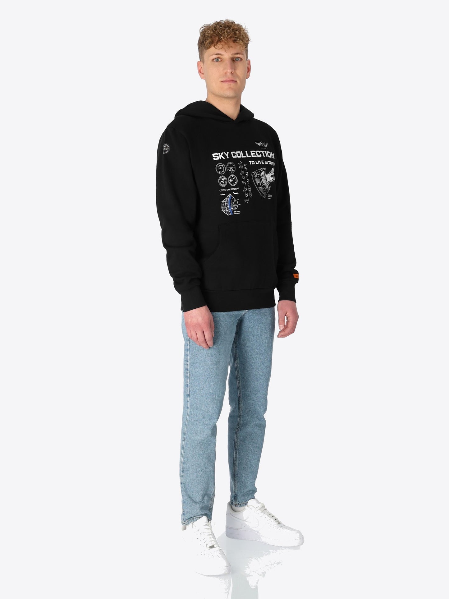BLACK HOODIE RIIIVA