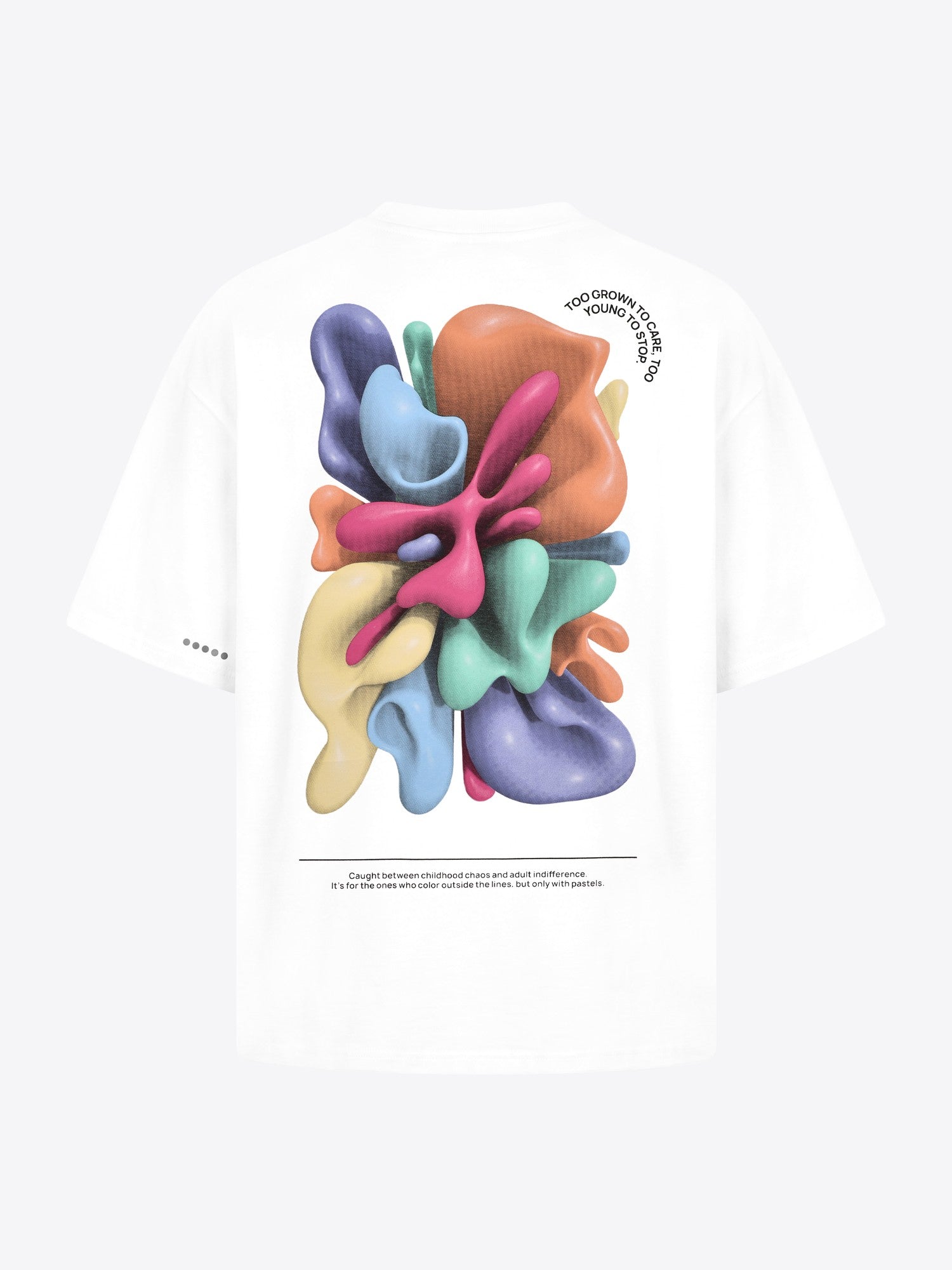 weitere Ansicht des Shirt Squishy von spitzbub STUDIOS in Weiß