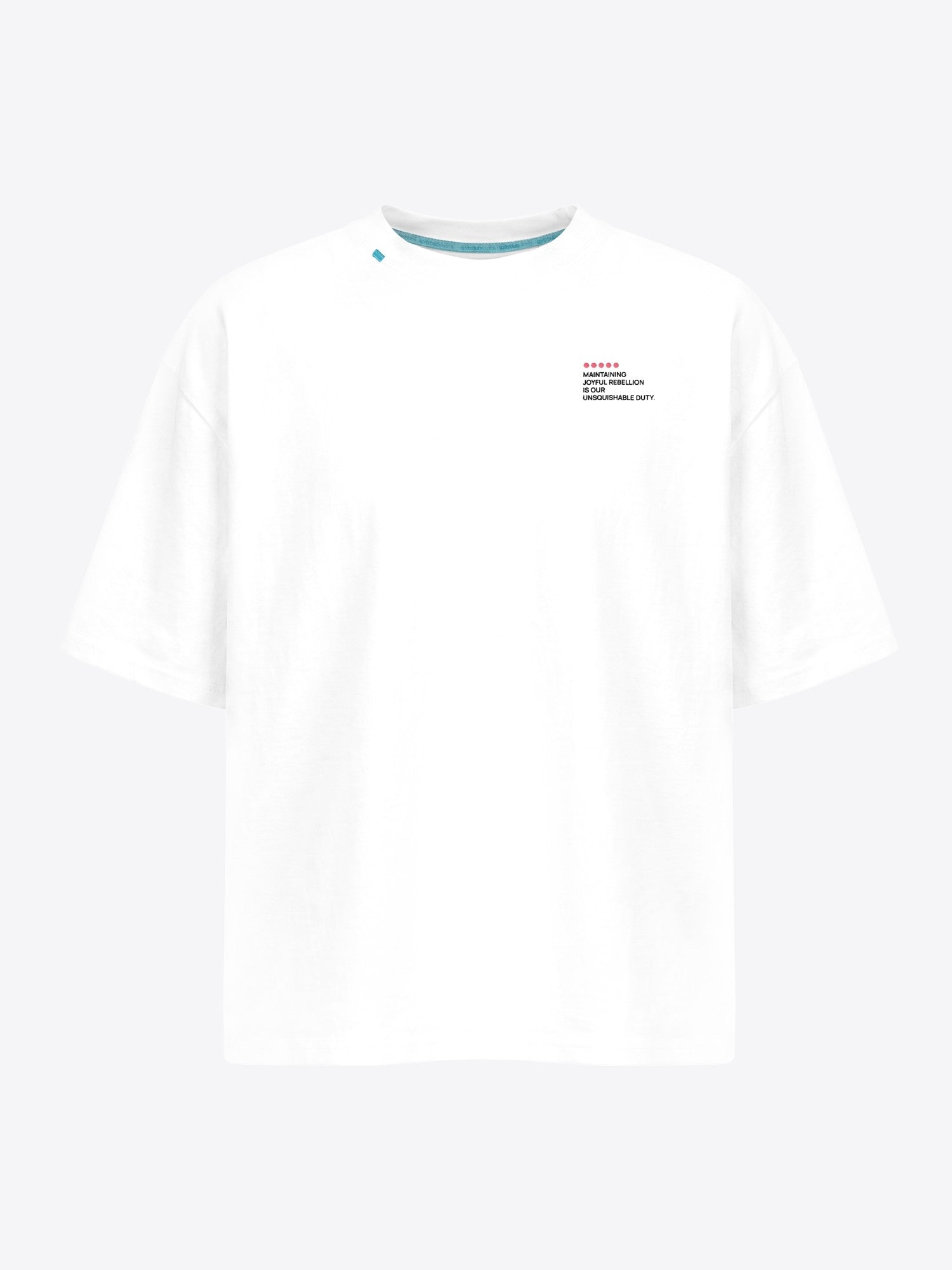 weitere Ansicht des Shirt Squishy von spitzbub STUDIOS in Weiß