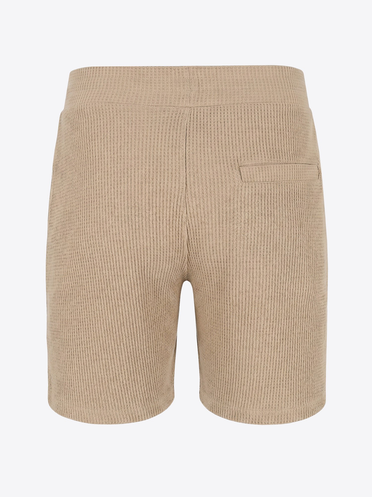 Detailaufnahme Material der Waffleshort Doeskin von spitzbub STUDIOS in Beige