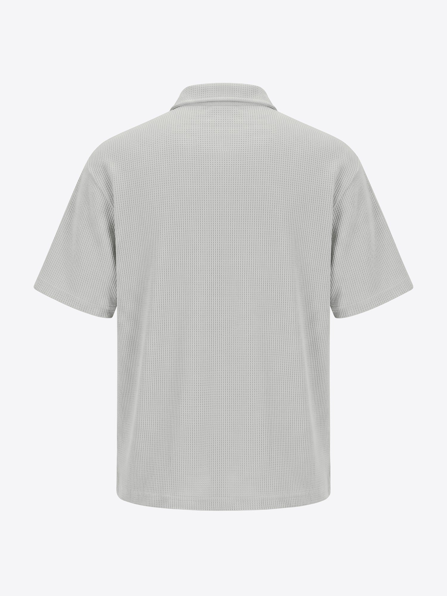 weitere Ansicht des Waffleshirt Grey von spitzbub STUDIOS in Glacier Grey