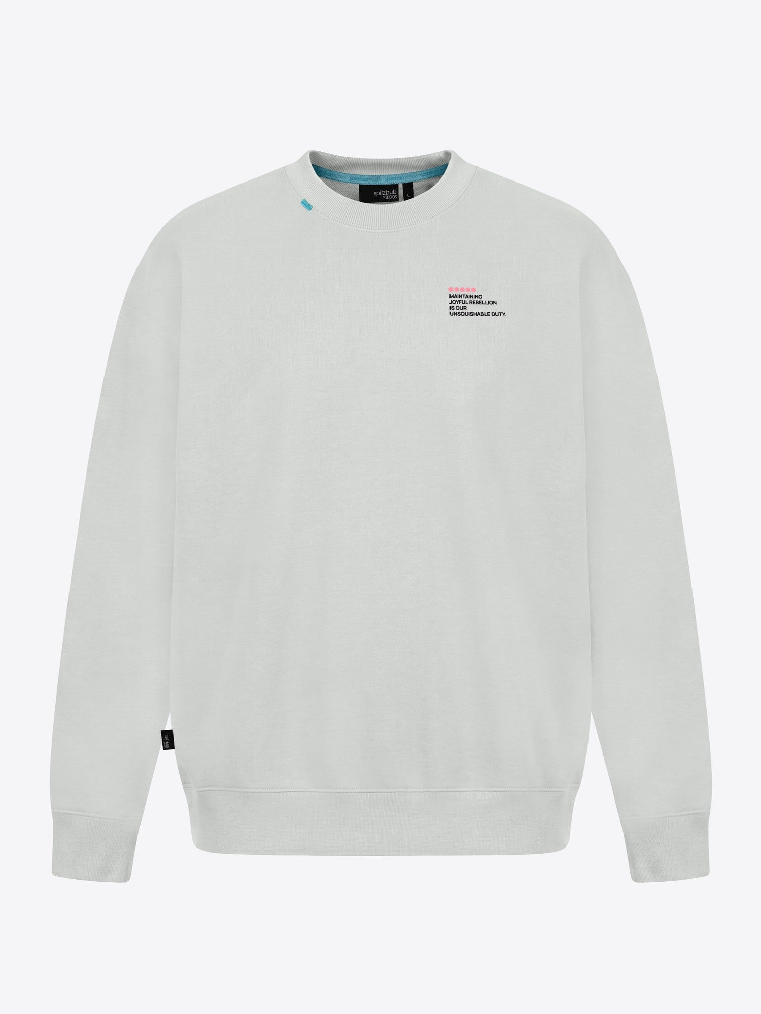 weitere Ansicht des Sweatshirt Glacier Grey von spitzbub STUDIOS in Grau