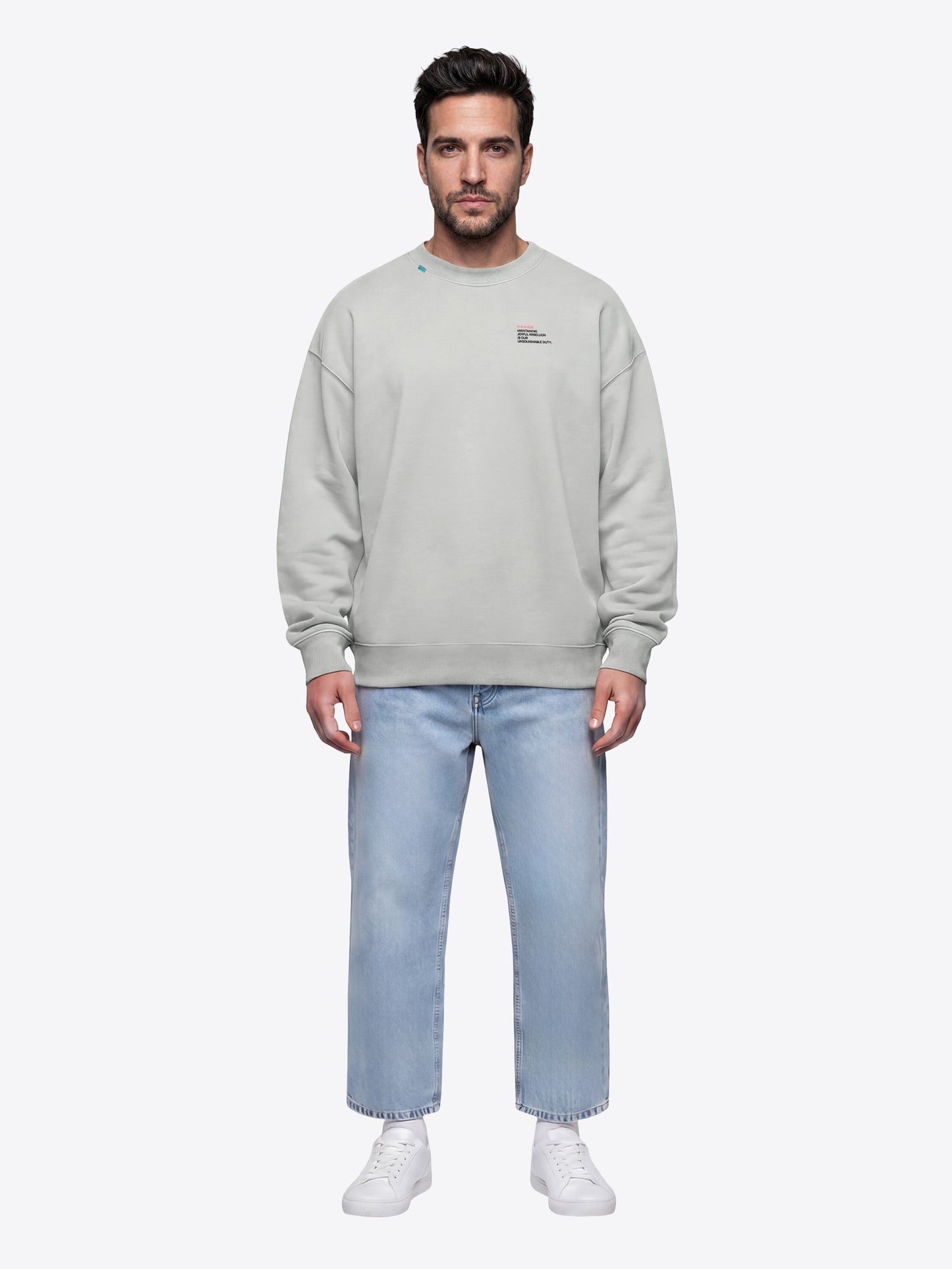 SWEATSHIRT GLACIER GREY