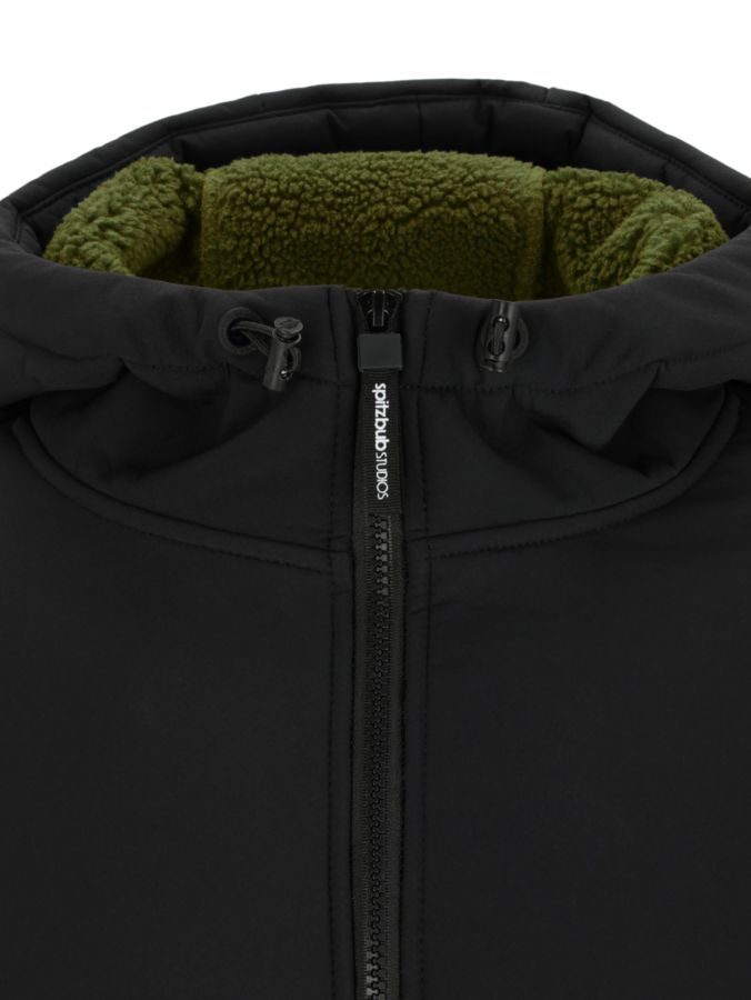 Sherpa Fleece Hybrid Trekking Jacke mit durchgehendem Reißverschluss "Essentials" Sherpa Fleece Hybrid Trekking Jacke mit durchgehendem Reißverschluss "Essentials"