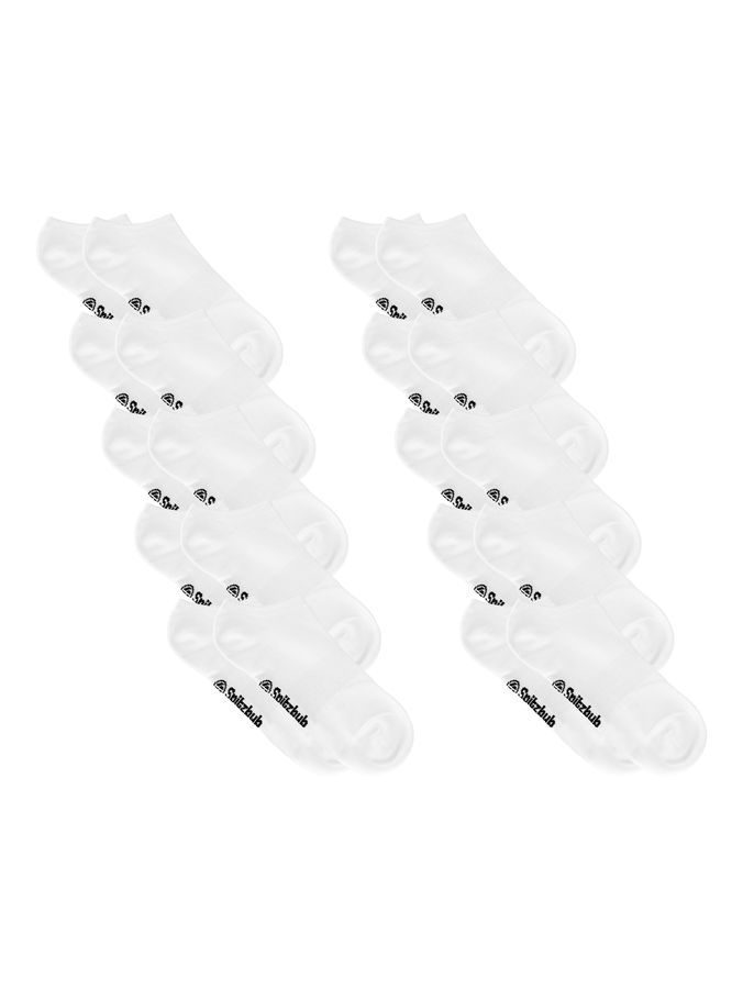10er Pack Sneaker Socken in Weiß 10er Pack Sneaker Socken in Weiß