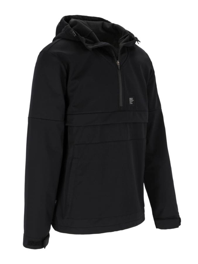 Softshell Trekking Kapuzenjacke "Esssentials" mit mit halblangem Reißverschluss Softshell Trekking Kapuzenjacke "Esssentials" mit mit halblangem Reißverschluss