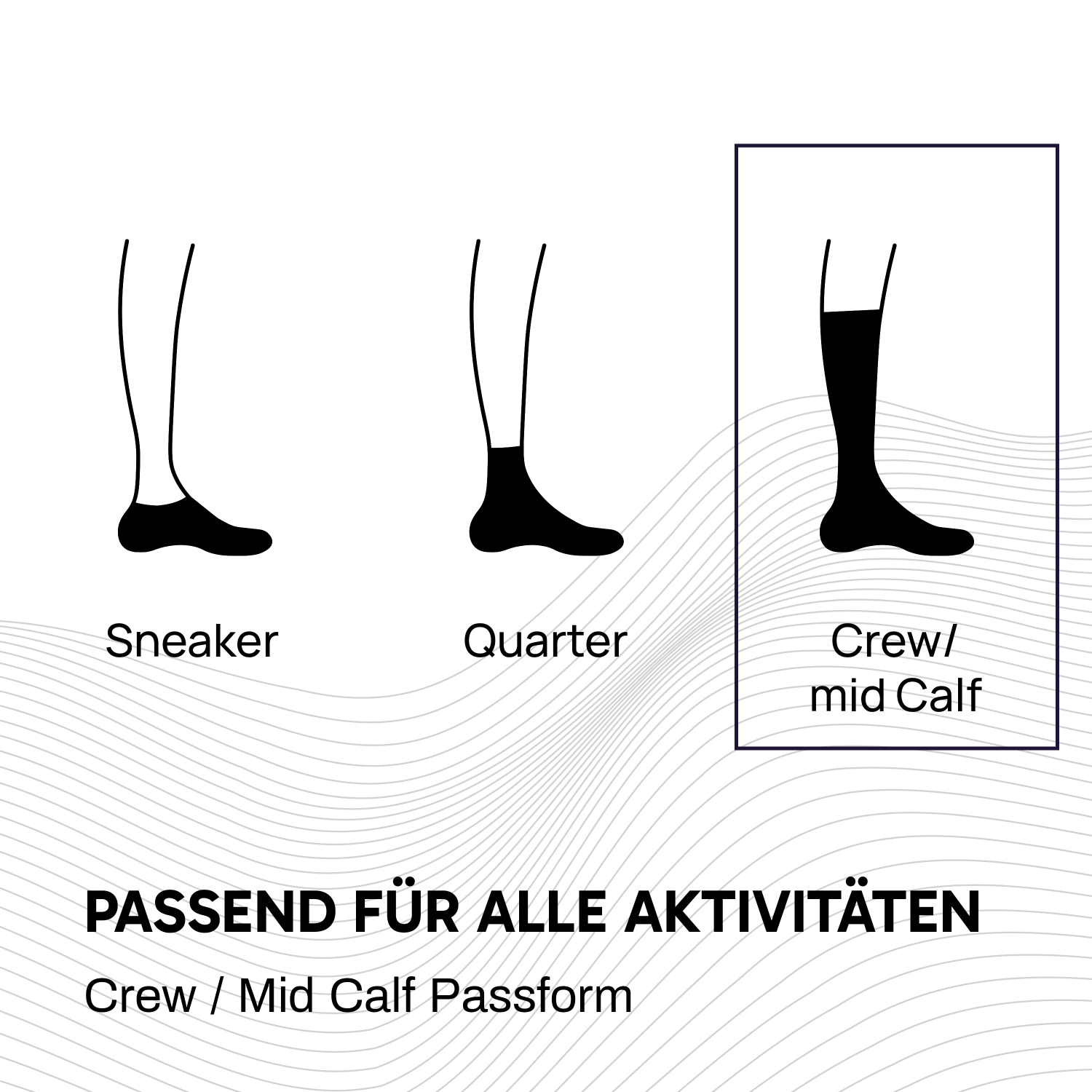 REVOLOR Socken - Mid Calf 10er Pack Schwarz M (43-46) REVOLOR Socken - Mid Calf 10er Pack Schwarz M (43-46)